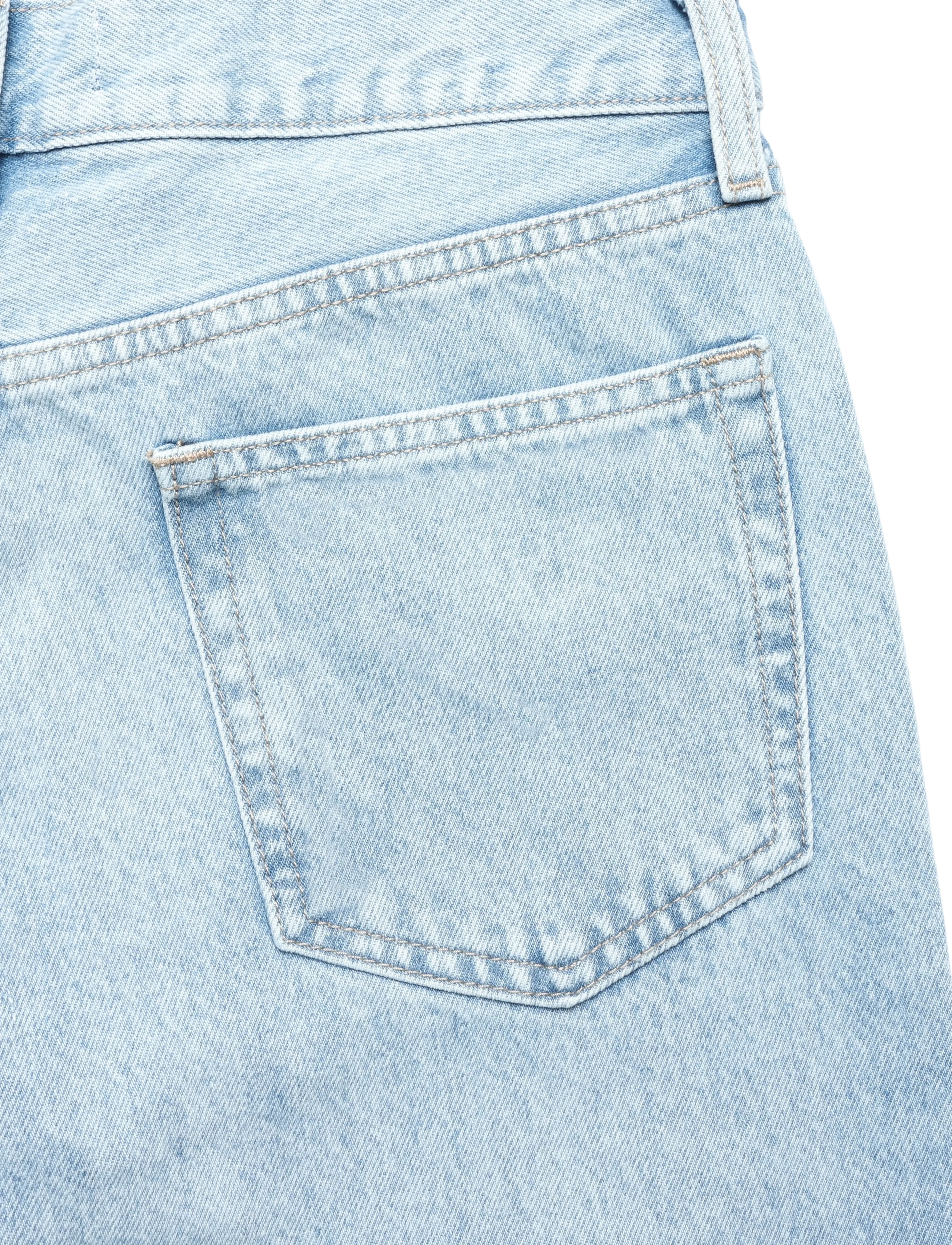 Topshop - TSEMBER LR WIDE DNM JEANS LB NOOS - brede jeans - light blue denim - 4