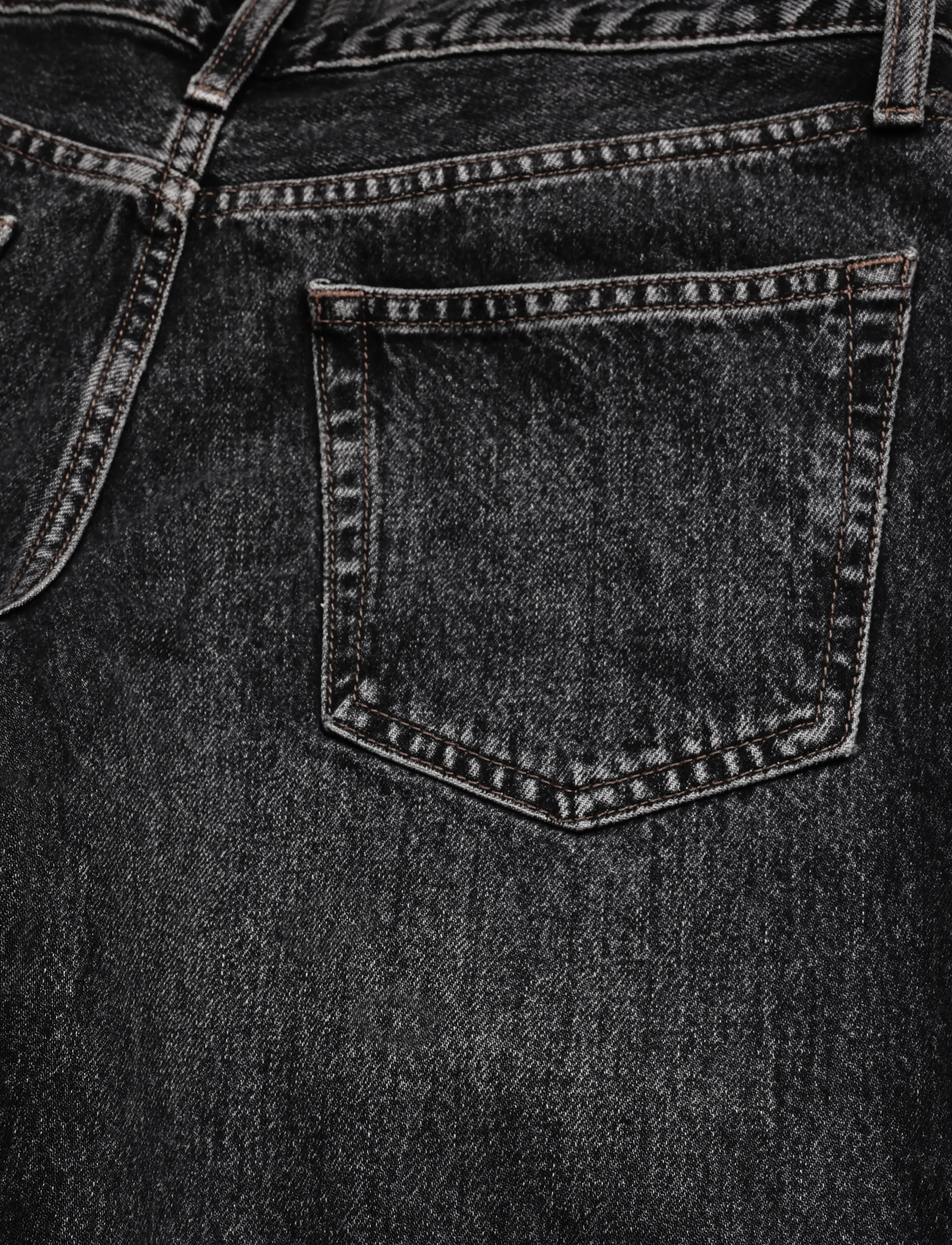 Topshop - TSEMBER LR WIDE DNM JEANS BLW NOOS - brede jeans - black denim - 2