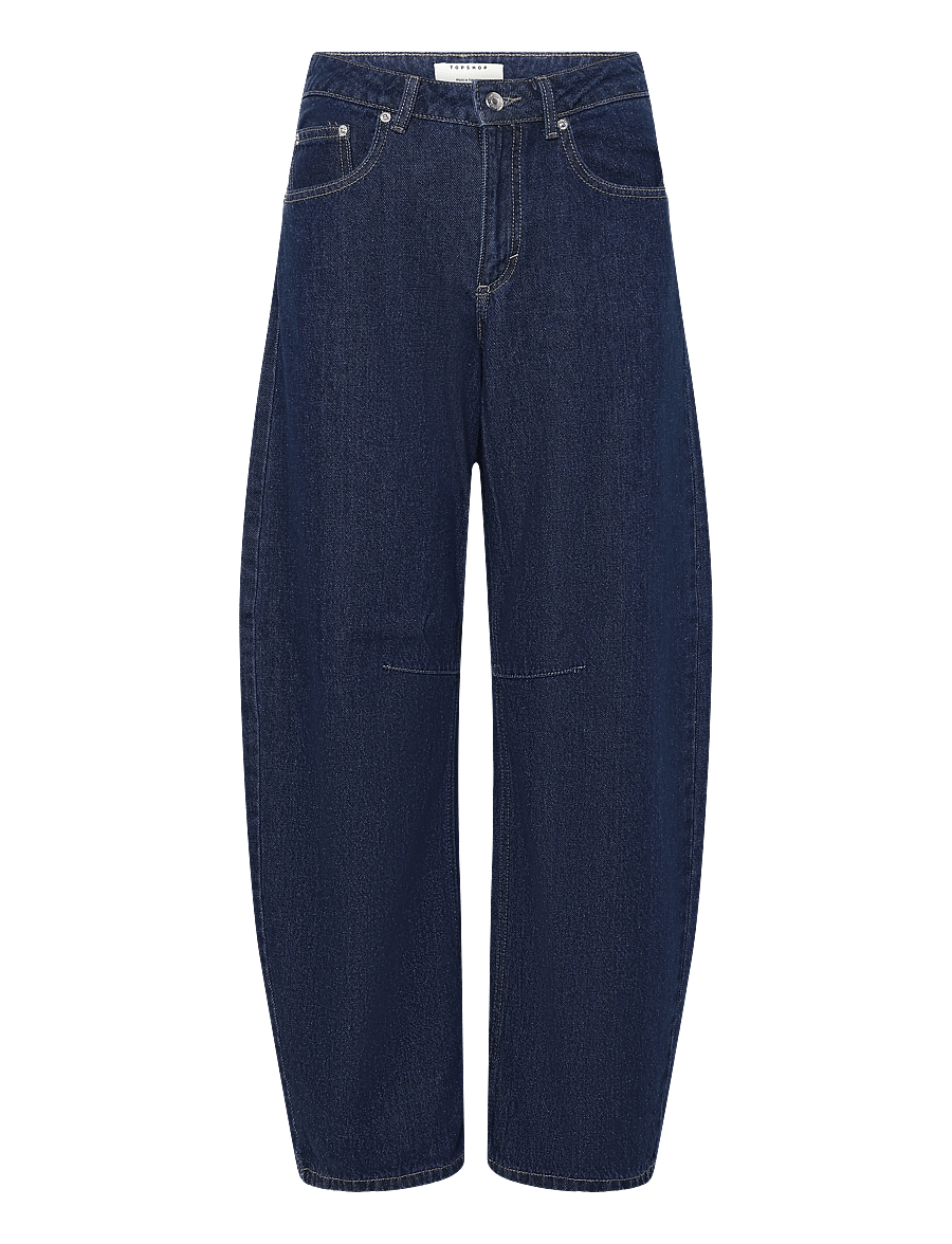 Topshop - TSBARREL HR DENIM JEANS DB NOOS - barrel-teksad - dark blue denim - 0