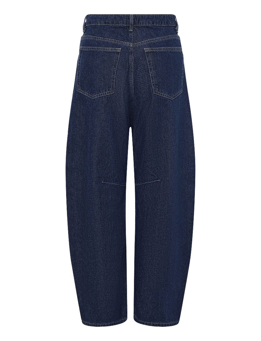 Topshop - TSBARREL HR DENIM JEANS DB NOOS - barrel-teksad - dark blue denim - 1