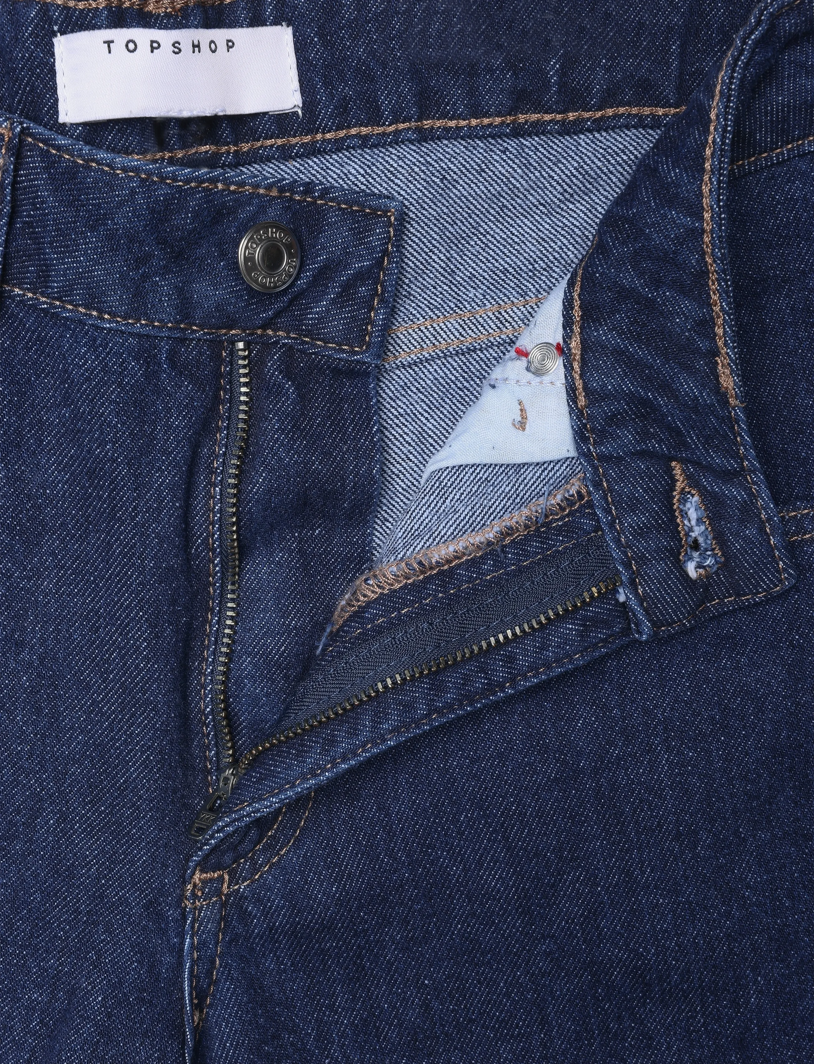 Topshop - TSBARREL HR DENIM JEANS DB NOOS - barrel jeans - dark blue denim - 3