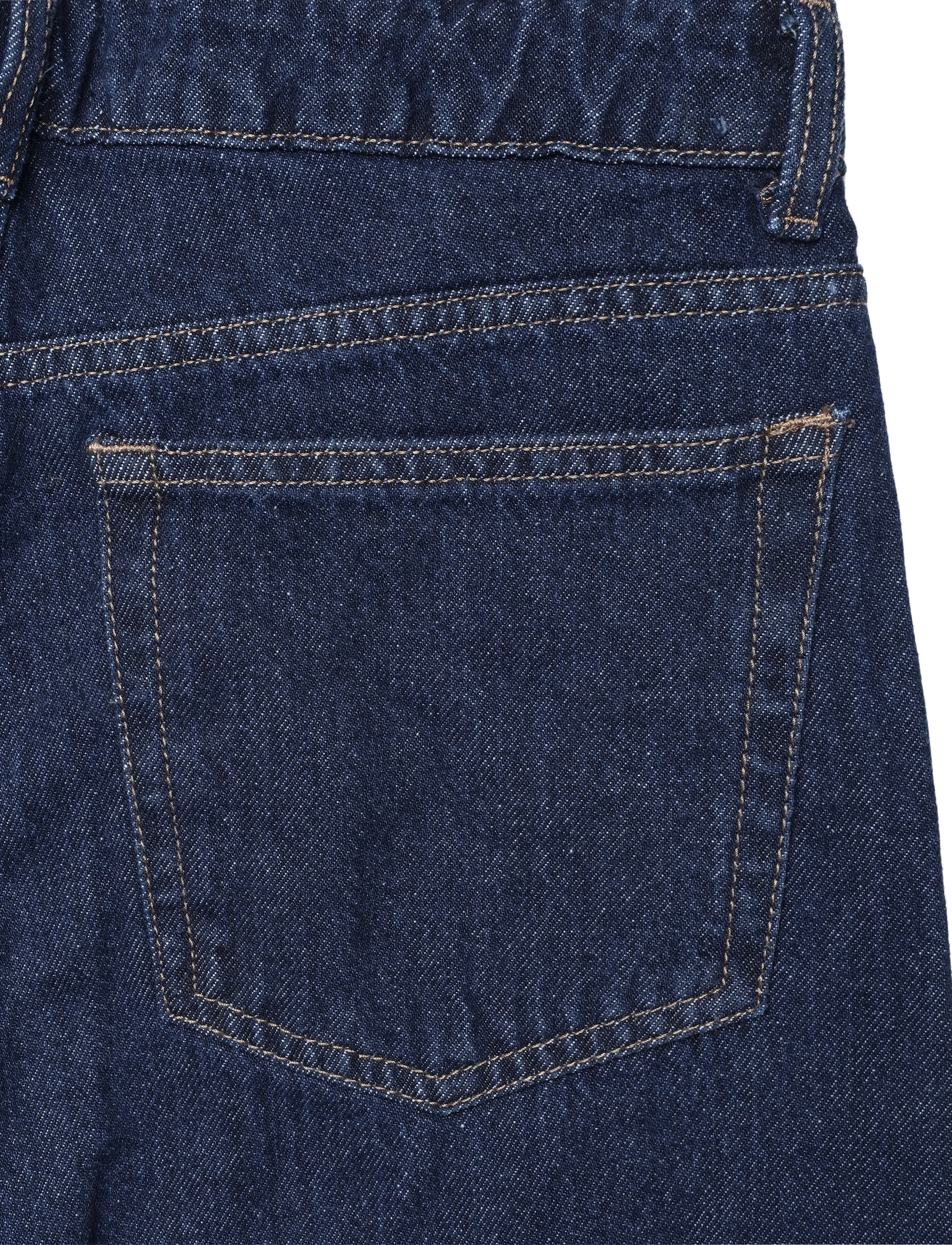 Topshop - TSBARREL HR DENIM JEANS DB NOOS - barrel jeans - dark blue denim - 4