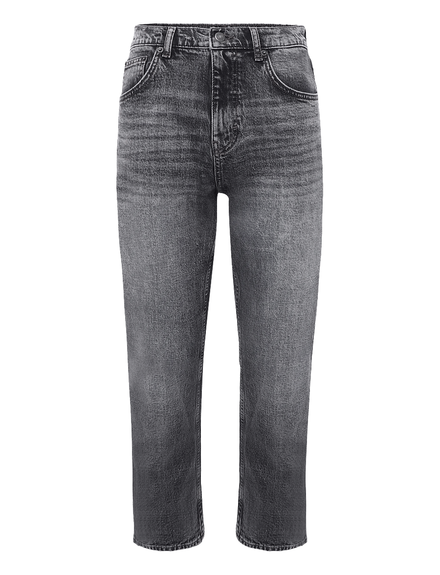 Topshop - TSKARLA MR STR DNM JEANS BLW - gerade jeans - black denim - 1