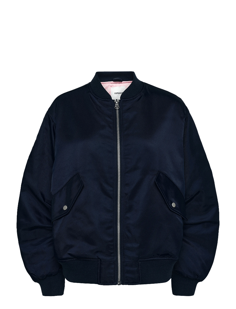 Topshop - TSAVA BOMBER - frühlingsjacken - navy blazer - 0
