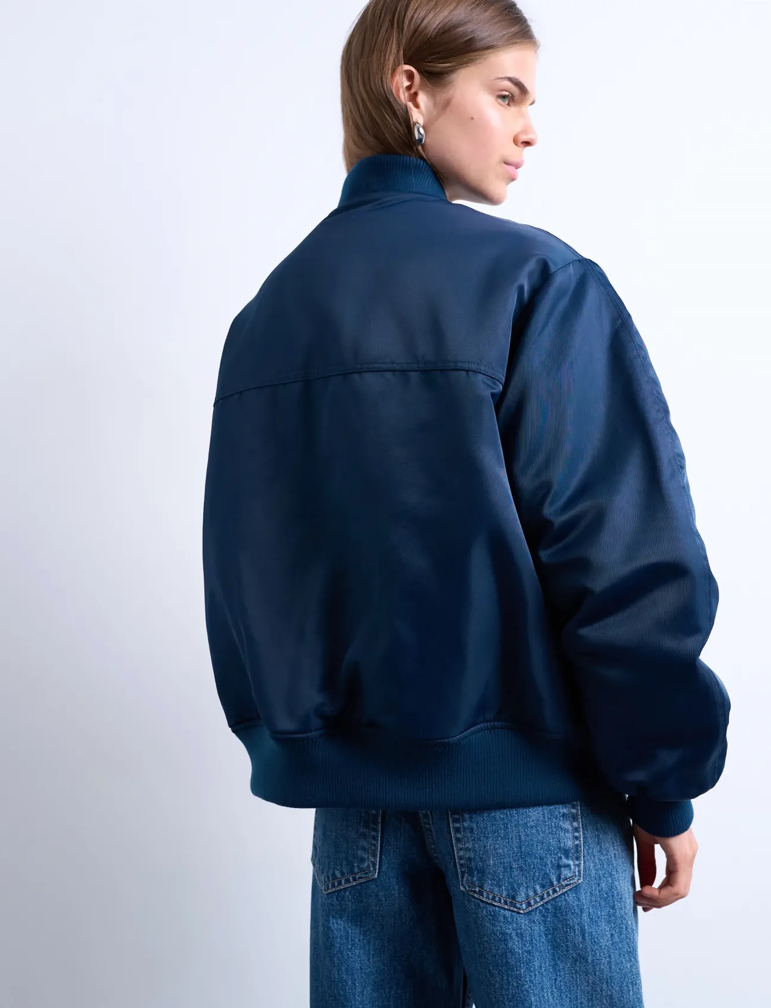 Topshop - TSAVA BOMBER - spring jackets - navy blazer - 3