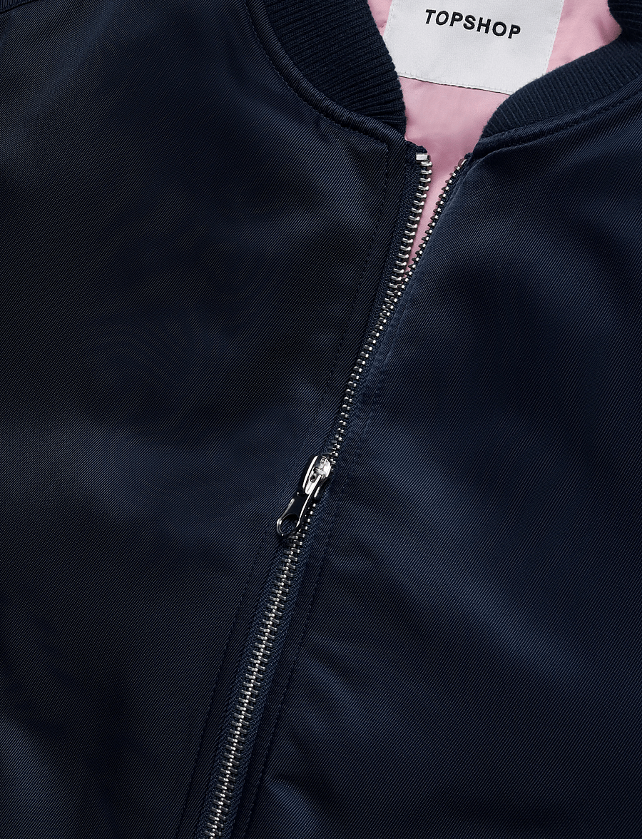 Topshop - TSAVA BOMBER - frühlingsjacken - navy blazer - 2