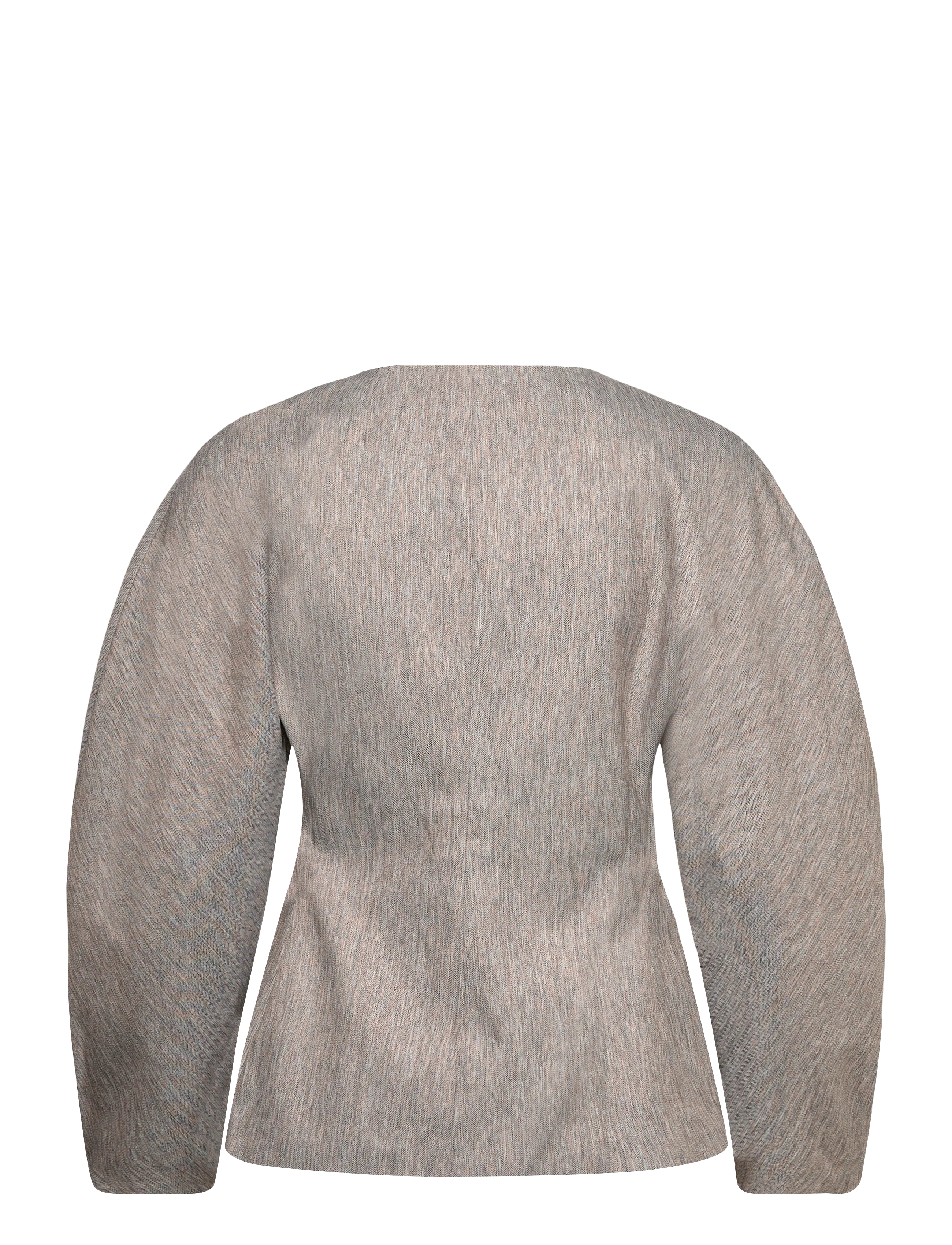 Topshop - TSTONA COLLARLESS BLAZER WVN - simply taupe - 2