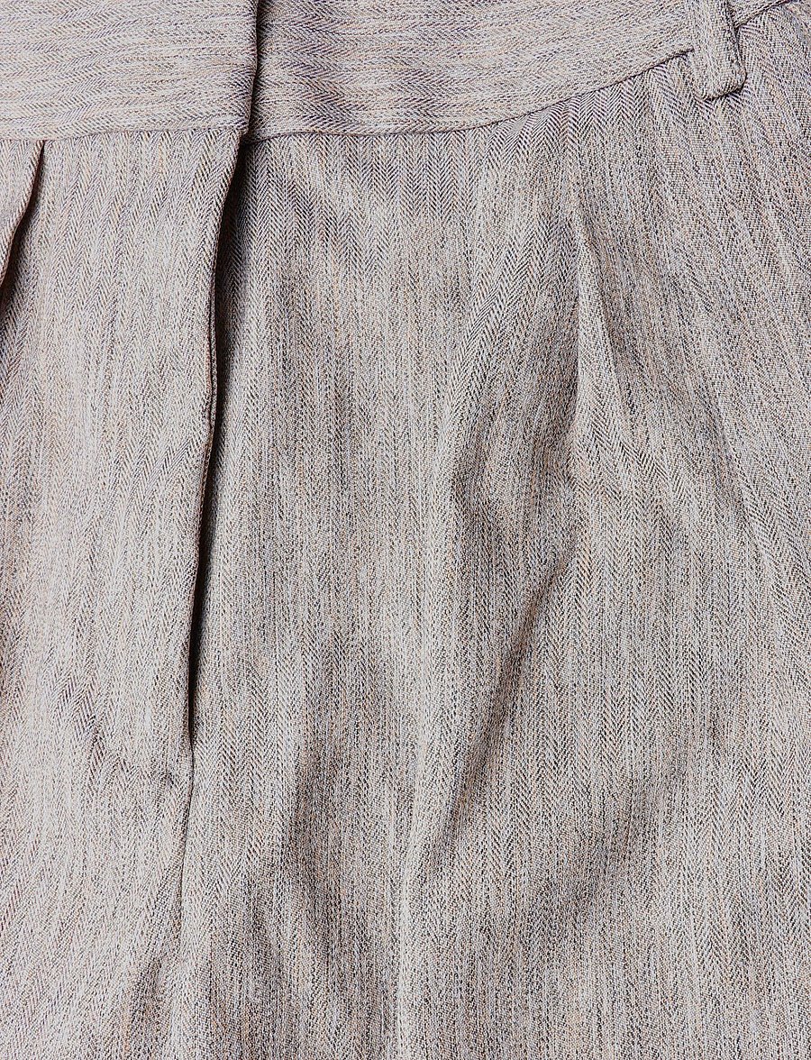 Topshop - TSTONA PLEATED WIDE LEG TROUSERS WVN - vida byxor - simply taupe - 5