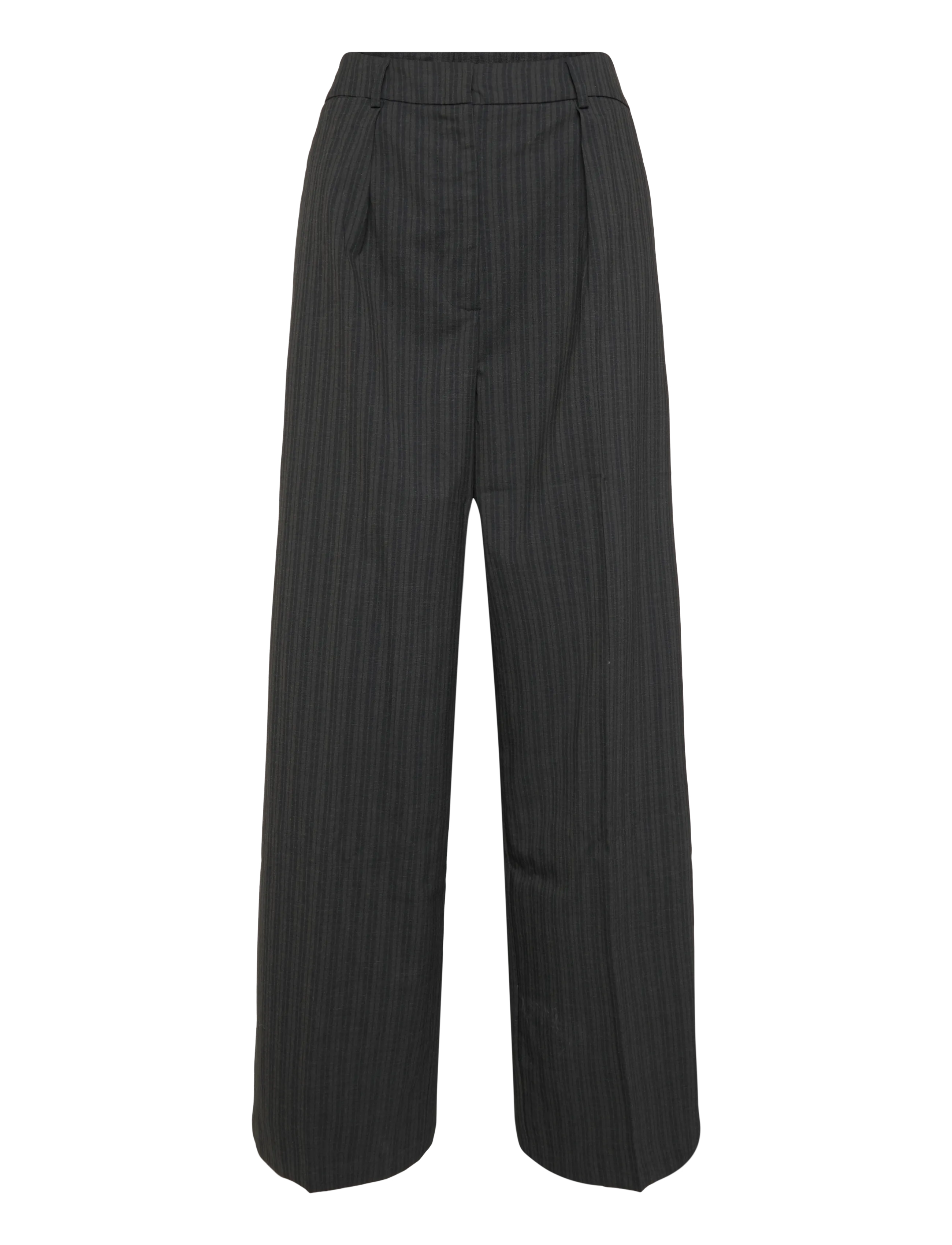 Topshop - TSTASCHA PLEATED WIDE LEG TROUSERS WVN - chocolate brown - 1