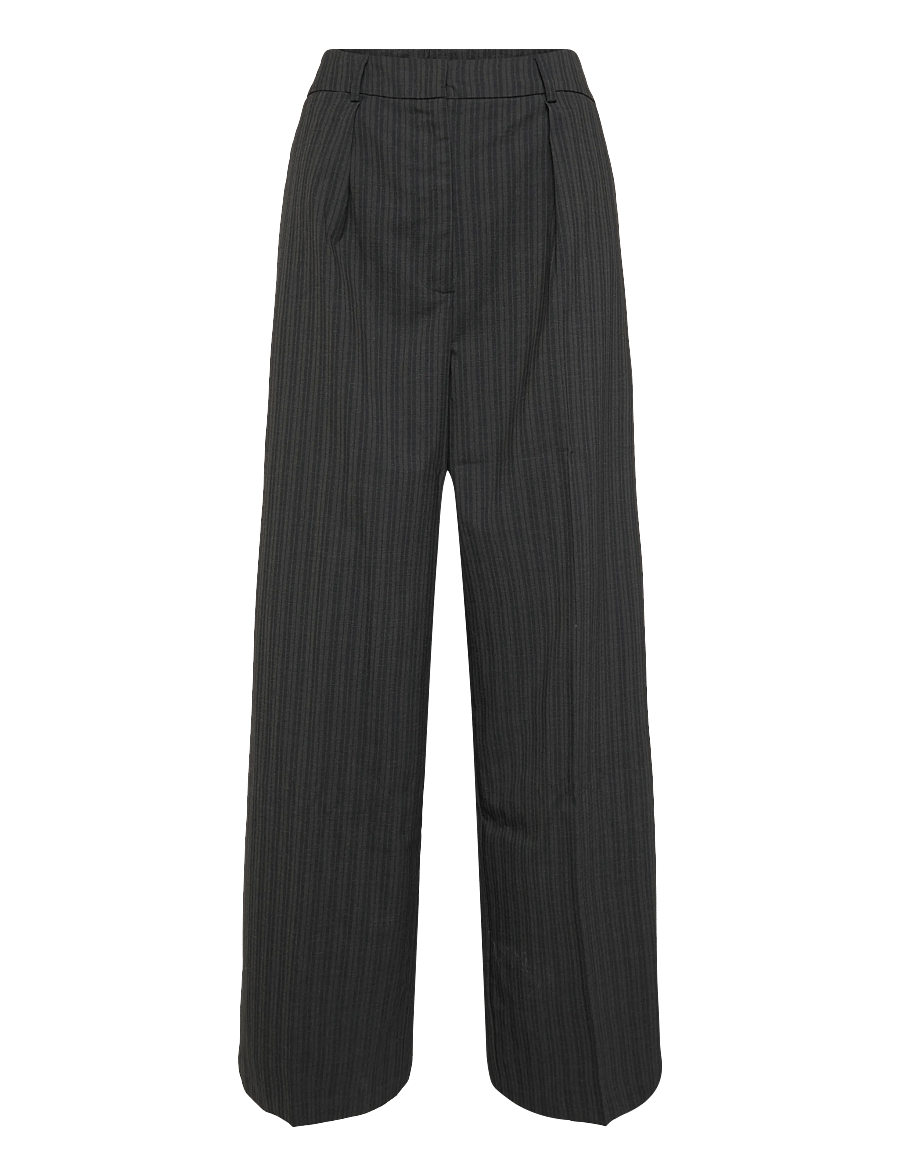 Topshop - TSTASCHA PLEATED WIDE LEG TROUSERS WVN - hosen mit weitem bein - chocolate brown - 1