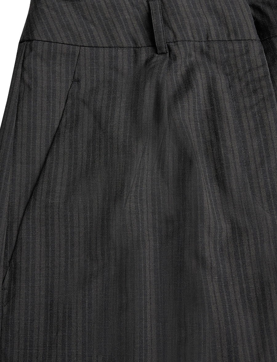 Topshop - TSTASCHA PLEATED WIDE LEG TROUSERS WVN - hosen mit weitem bein - chocolate brown - 4