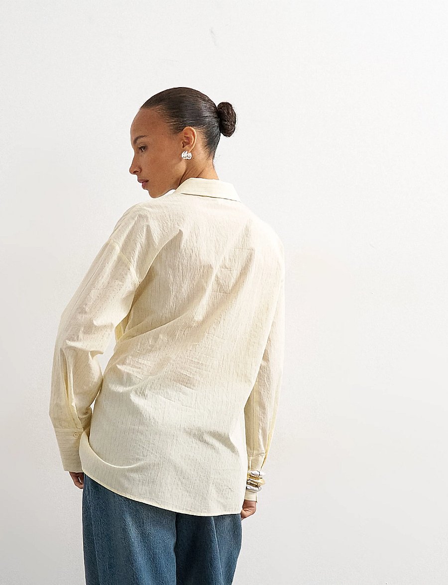 Topshop - TSELISA LS CINCH SHIRT WVN - langärmlige hemden - yellowtail - 3