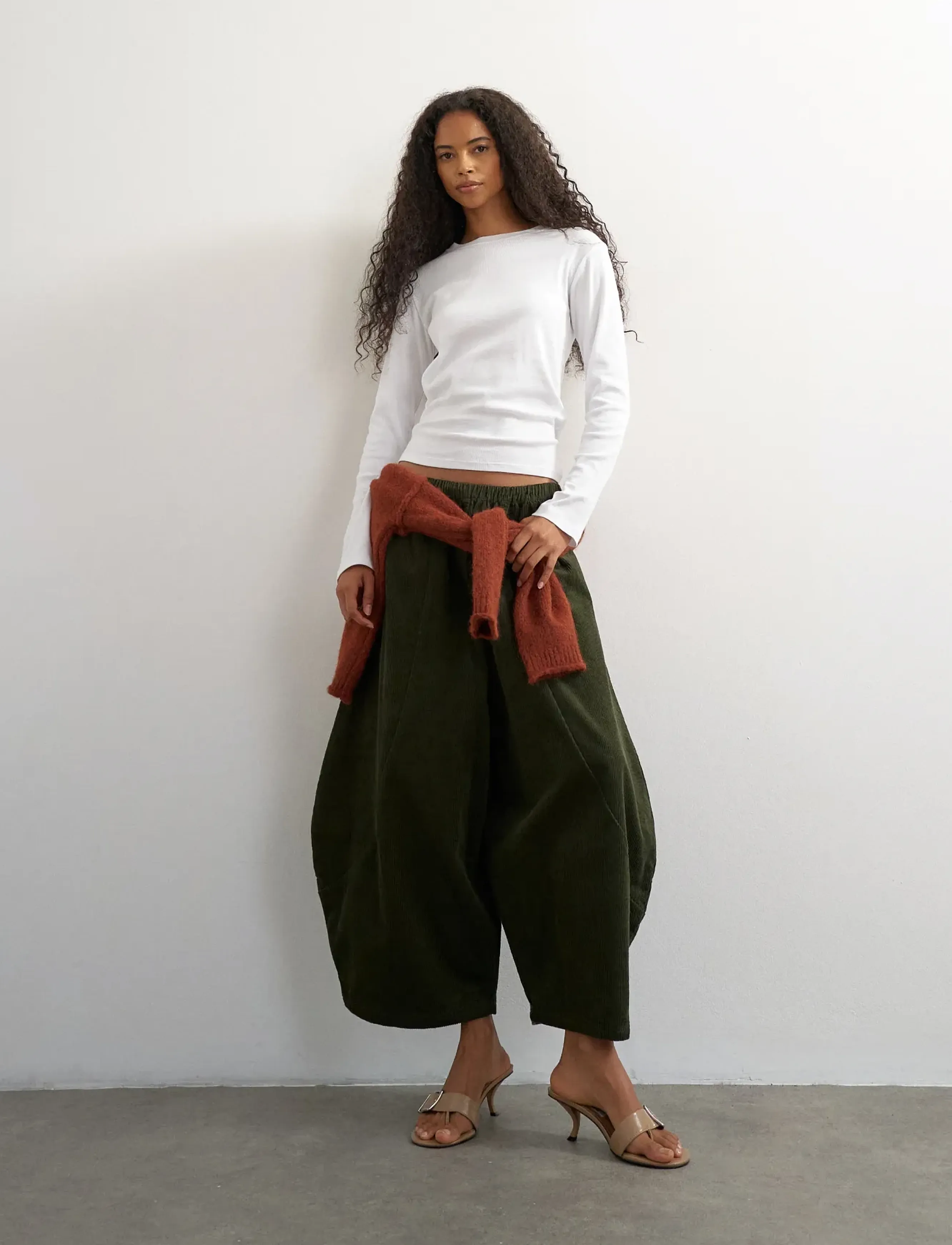 Topshop - TSEVA OVOIDE TROUSERS WVN - green bee - 5