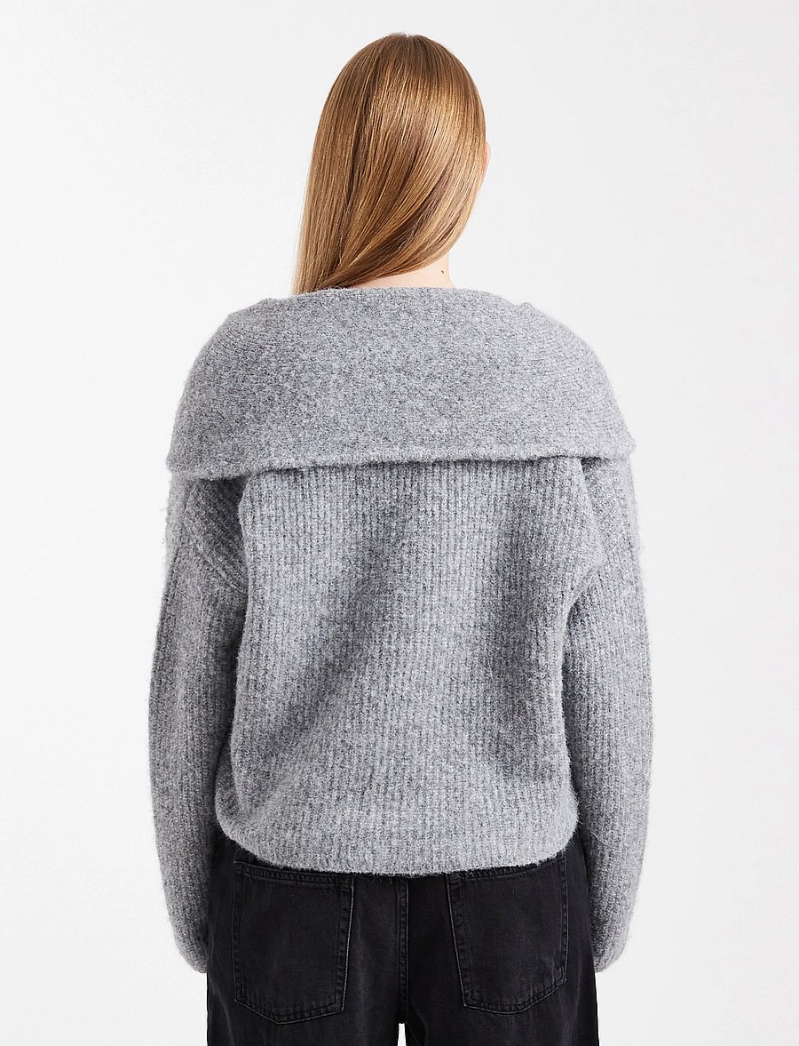Topshop - TSFIE KNITTED CARDIGAN KNT - kardiganid - smoke - 3