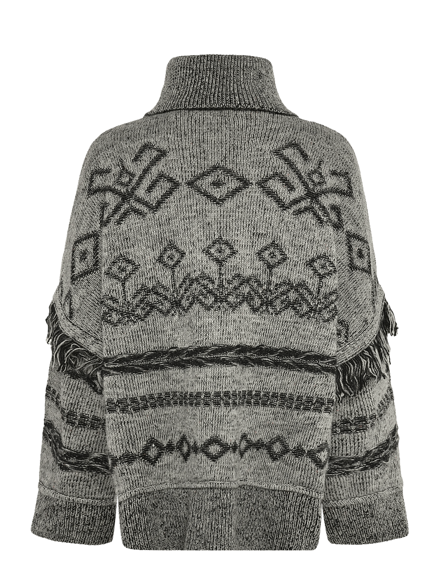 Topshop - TSFENYA KNITTED OVERSIZED JUMPER KNT - rollkragenpullover - grey - 2