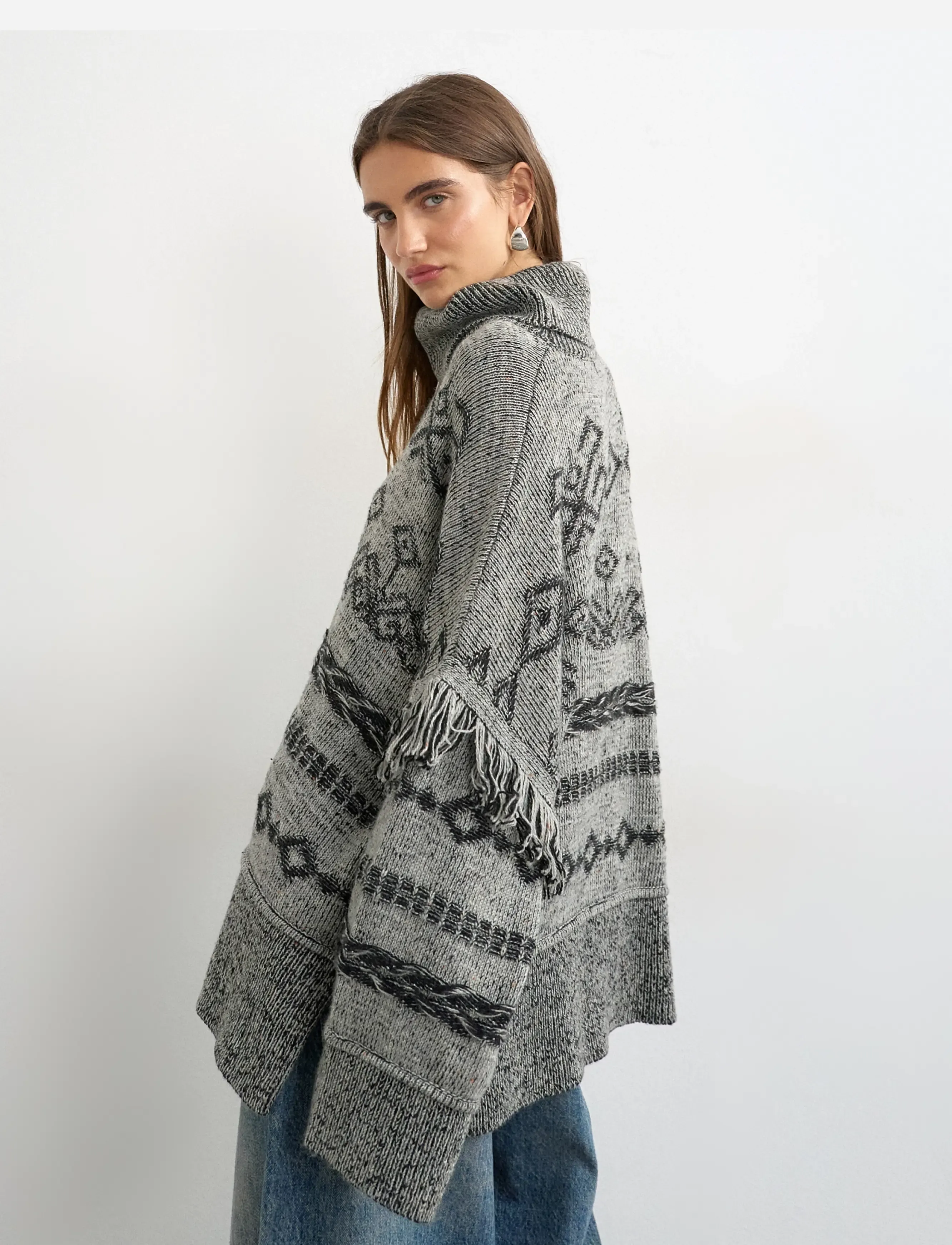 Topshop - TSFENYA KNITTED OVERSIZED JUMPER KNT - grey - 3