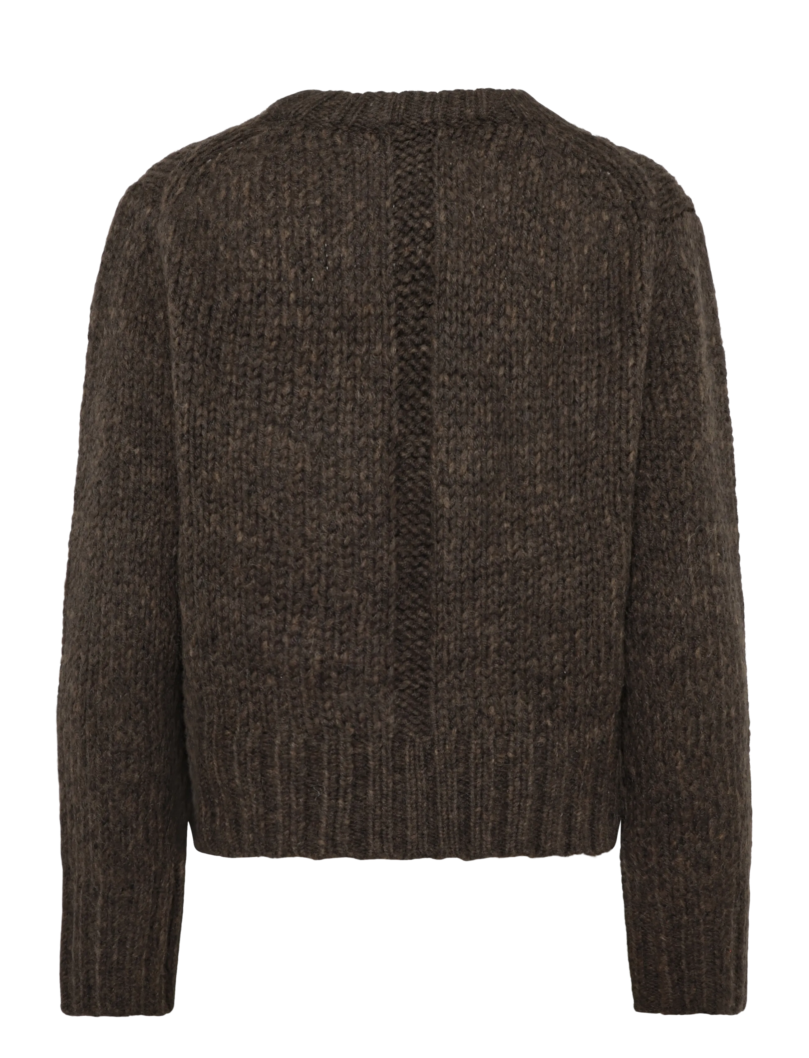 Topshop - TSFIONA KNITTED BOXY JUMPER KNT - chocolate brown - 1