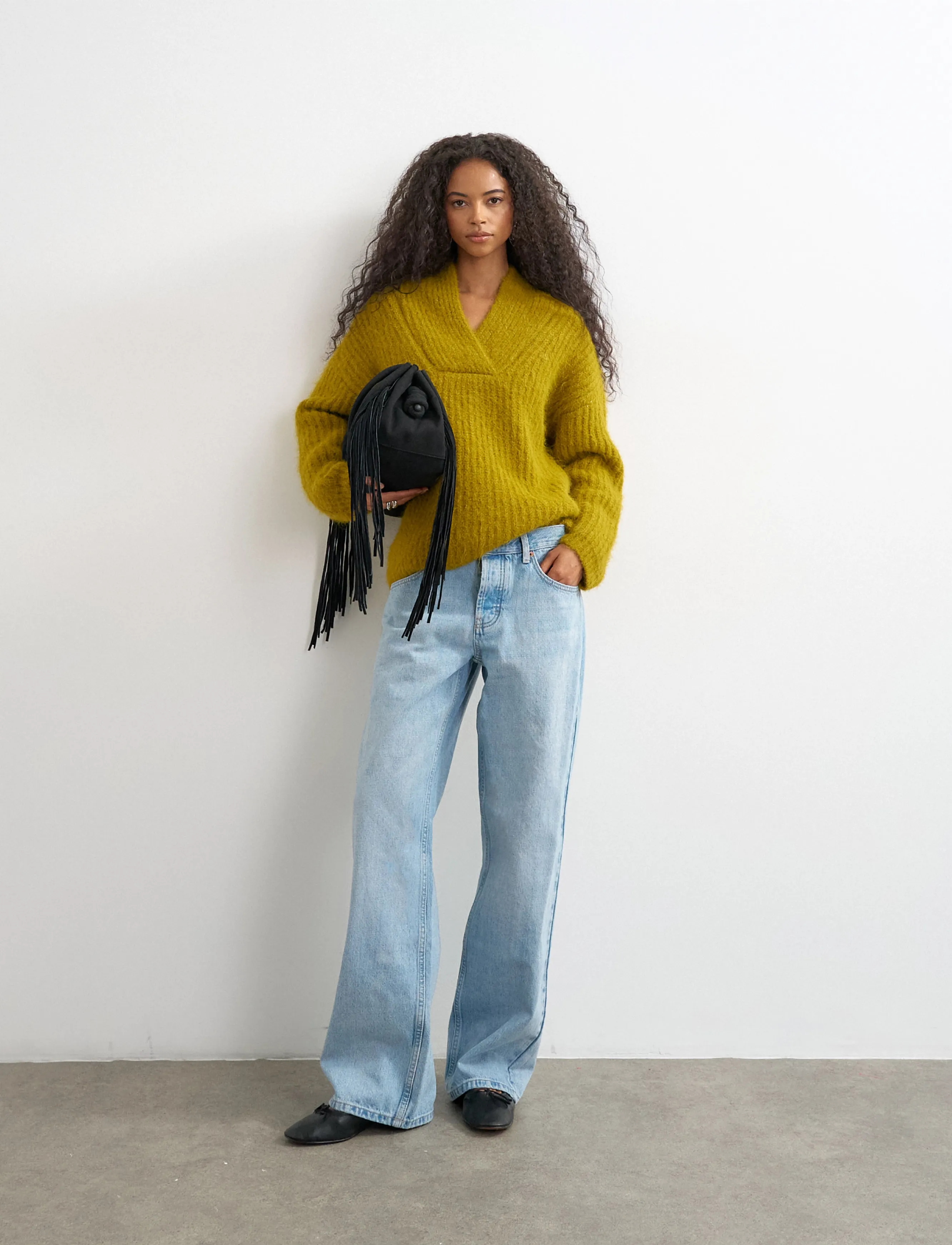 Topshop - TSFREDDI KNITTED CHUNKY JUMPER KNT - striktrøjer - cornsilk - 0