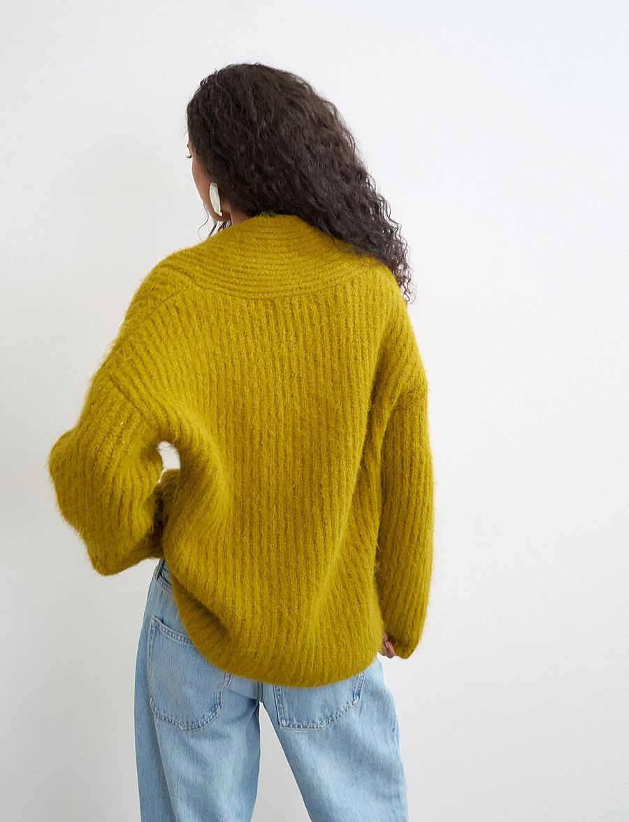 Topshop - TSFREDDI KNITTED CHUNKY JUMPER KNT - striktrøjer - cornsilk - 3
