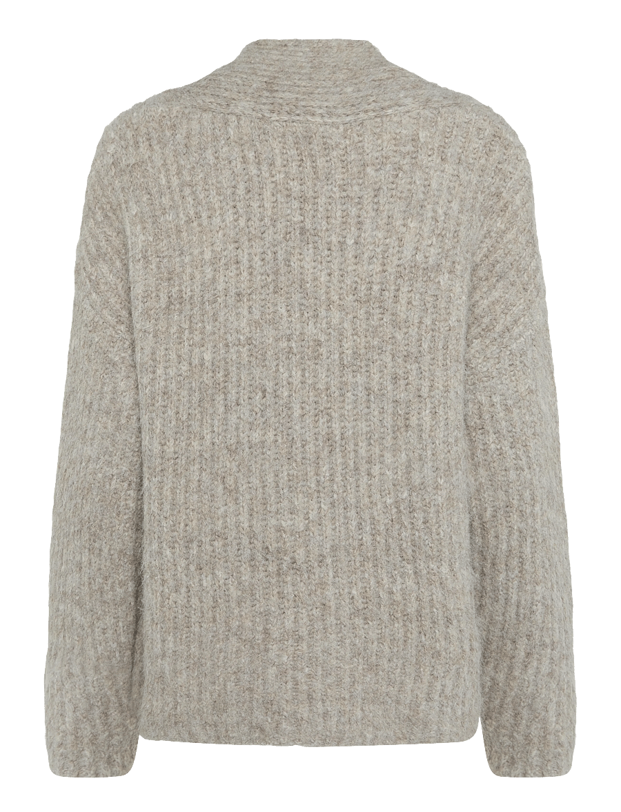 Topshop - TSFREDDI KNITTED CHUNKY JUMPER KNT - striktrøjer - oatmeal - 2