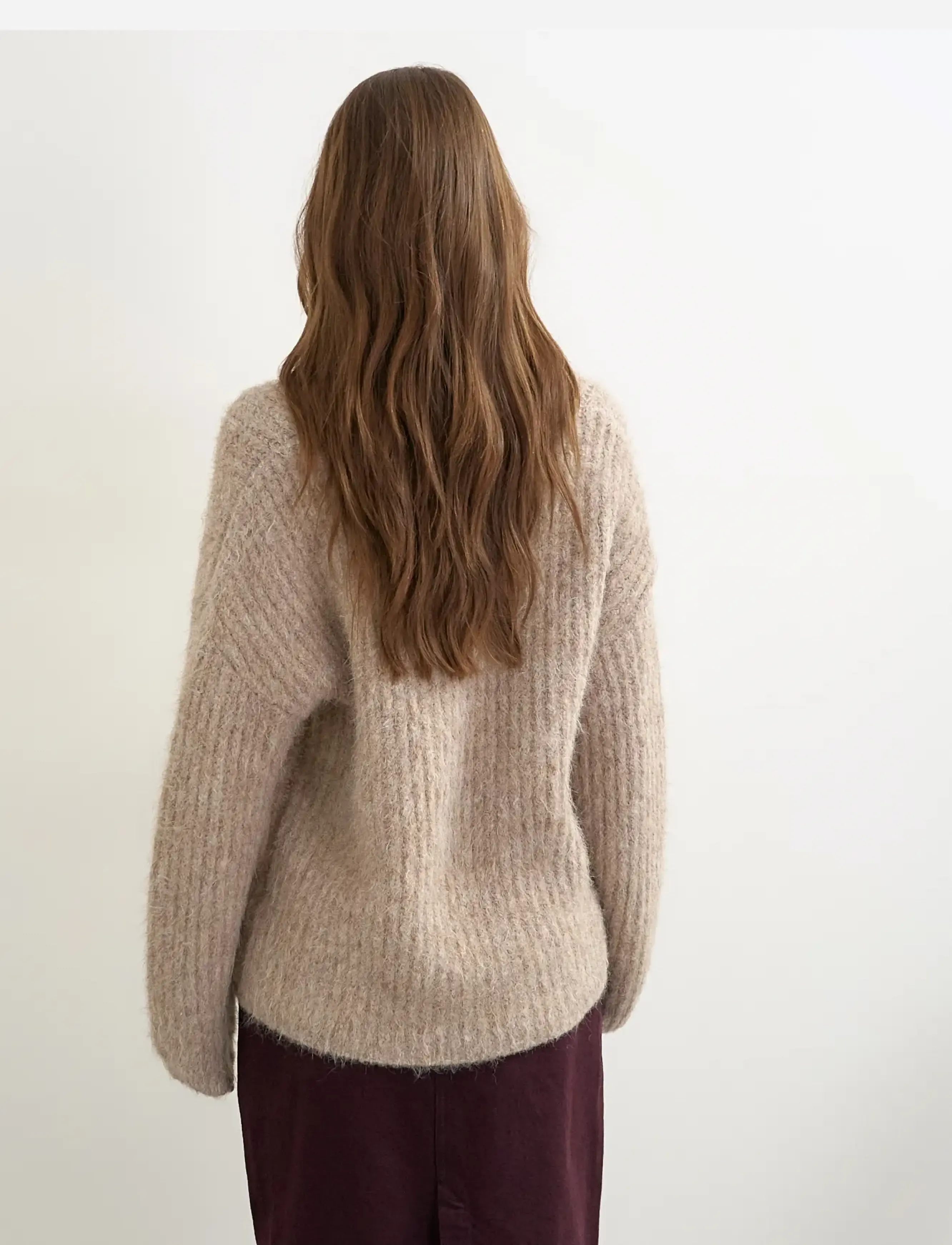 Topshop - TSFREDDI KNITTED CHUNKY JUMPER KNT - striktrøjer - oatmeal - 3