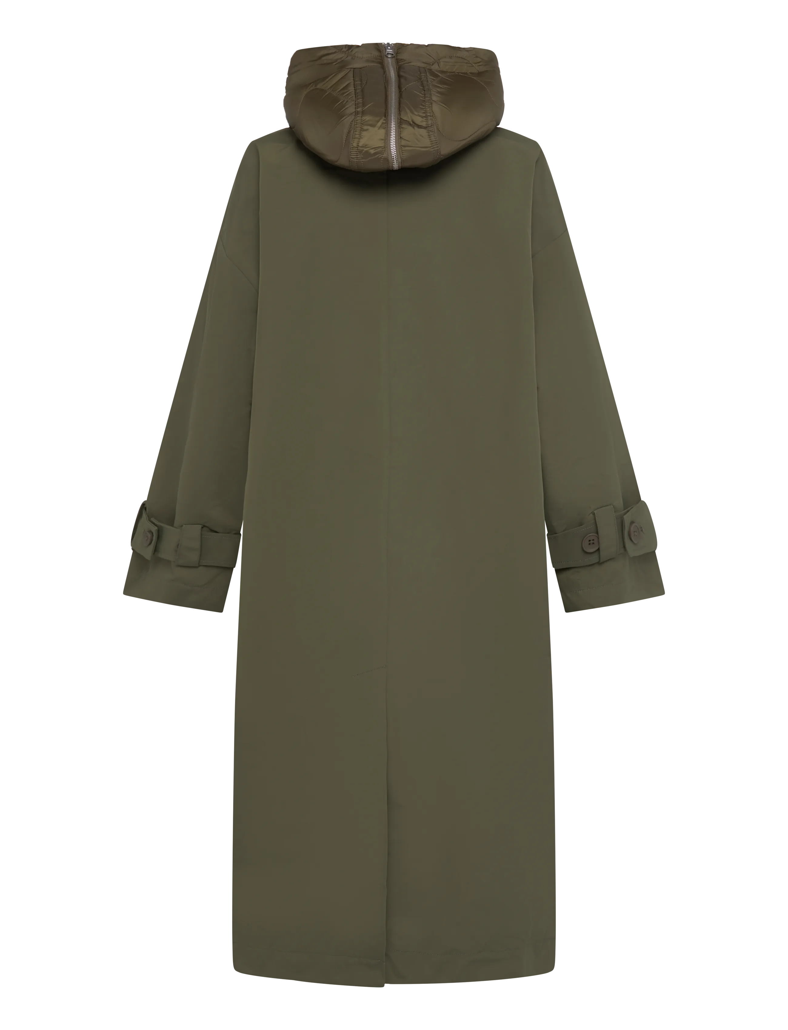 Topshop - TSHAILEY LONGLINE PARKA OTW - winter jackets - khaki - 2