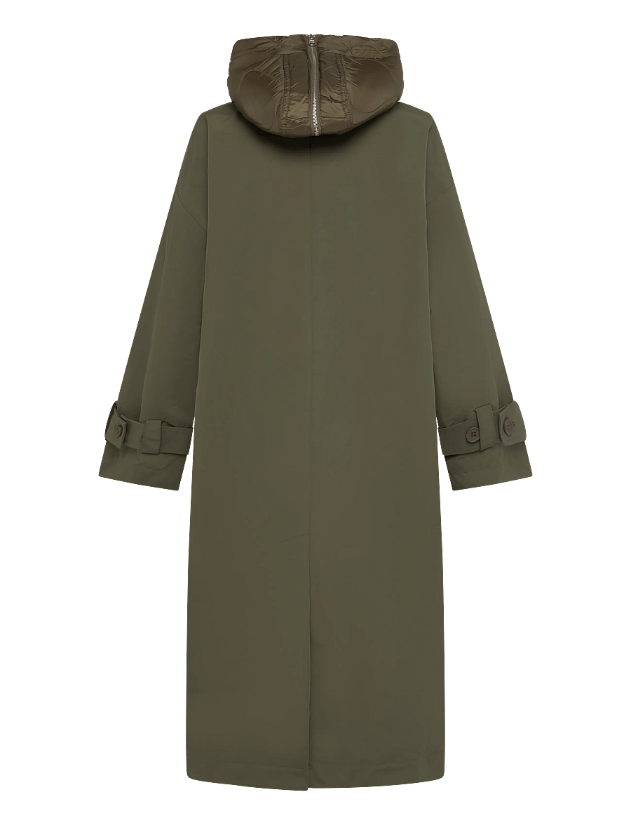 Topshop - TSHAILEY LONGLINE PARKA OTW - winter jackets - khaki - 2