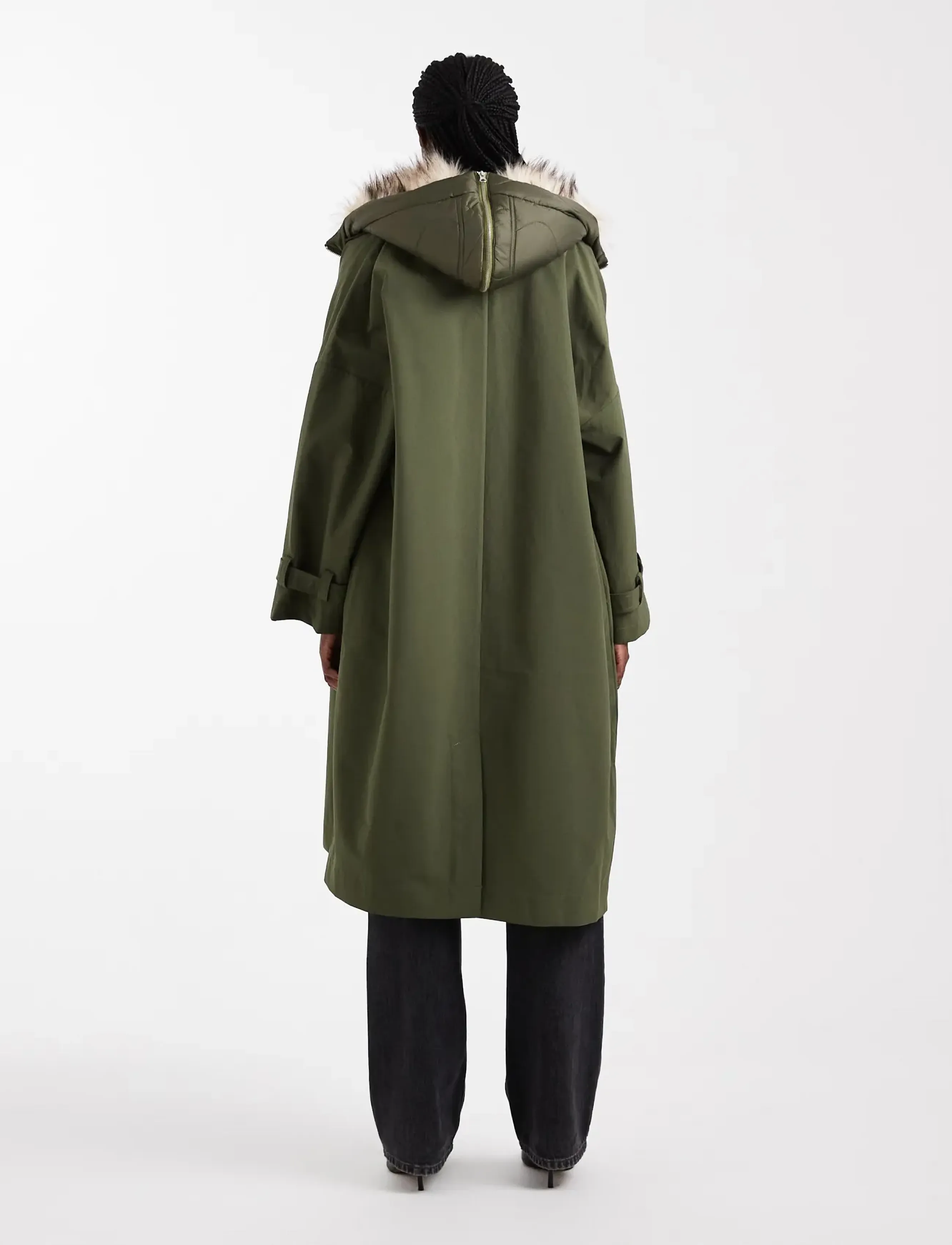 TOPSHOP Tshailey Longline Parka Otw vinterjackor dam – bild 2