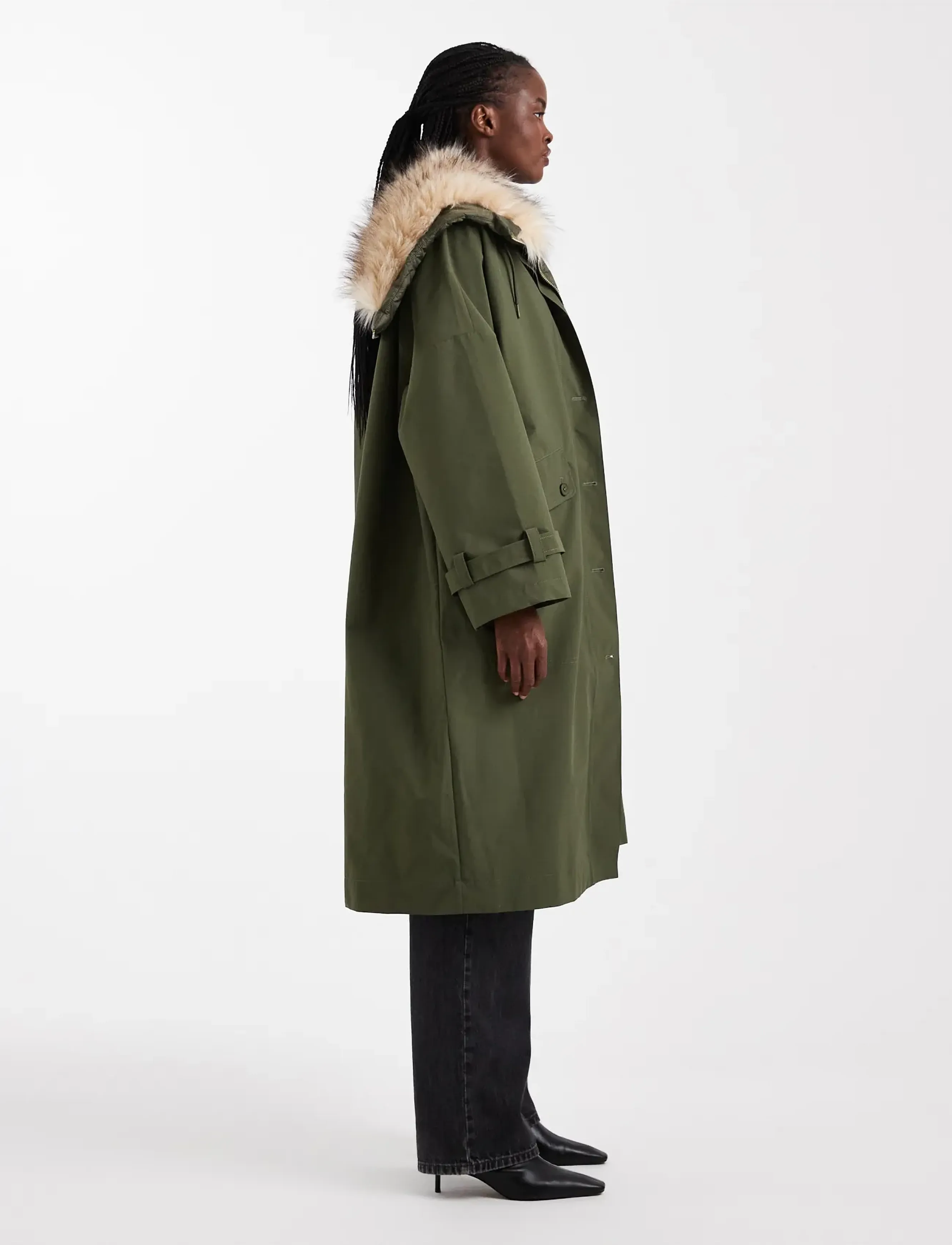 TOPSHOP Tshailey Longline Parka Otw vinterjackor dam – bild 3