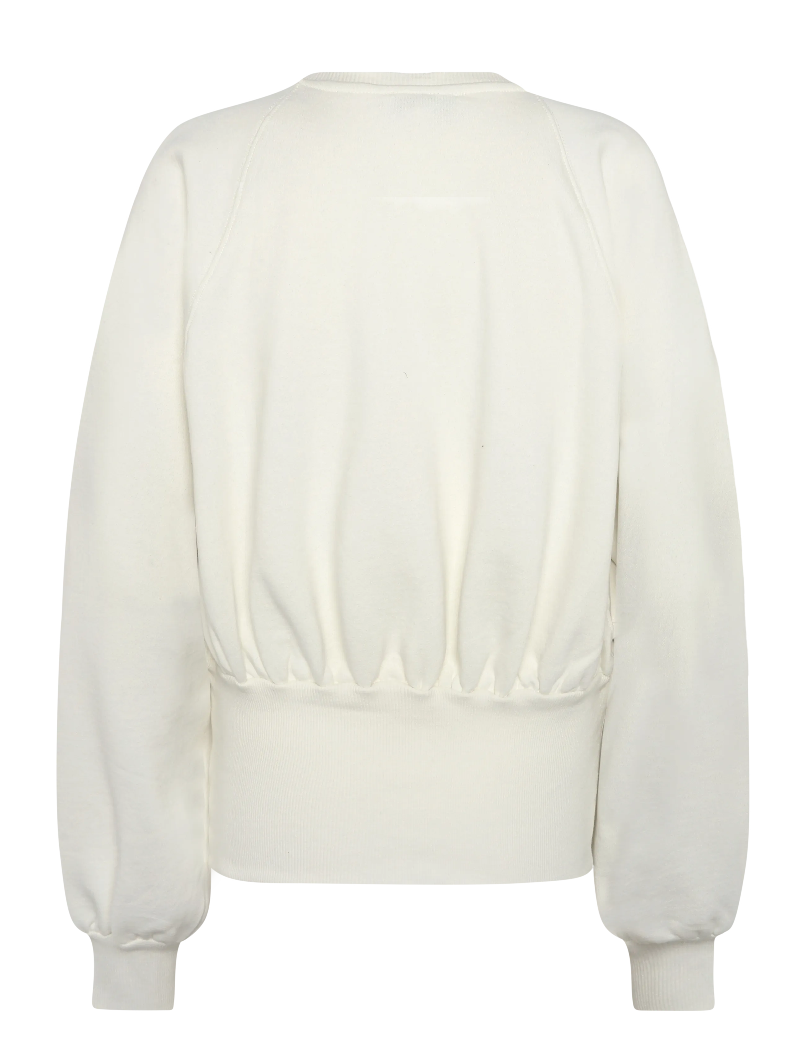 Topshop - TSREGA CINCH WAIST RUCHED SWEAT JRS - everyday style - ecru - 2
