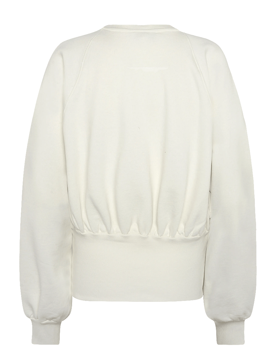 Topshop - TSREGA CINCH WAIST RUCHED SWEAT JRS - igapäevane stiil - ecru - 2