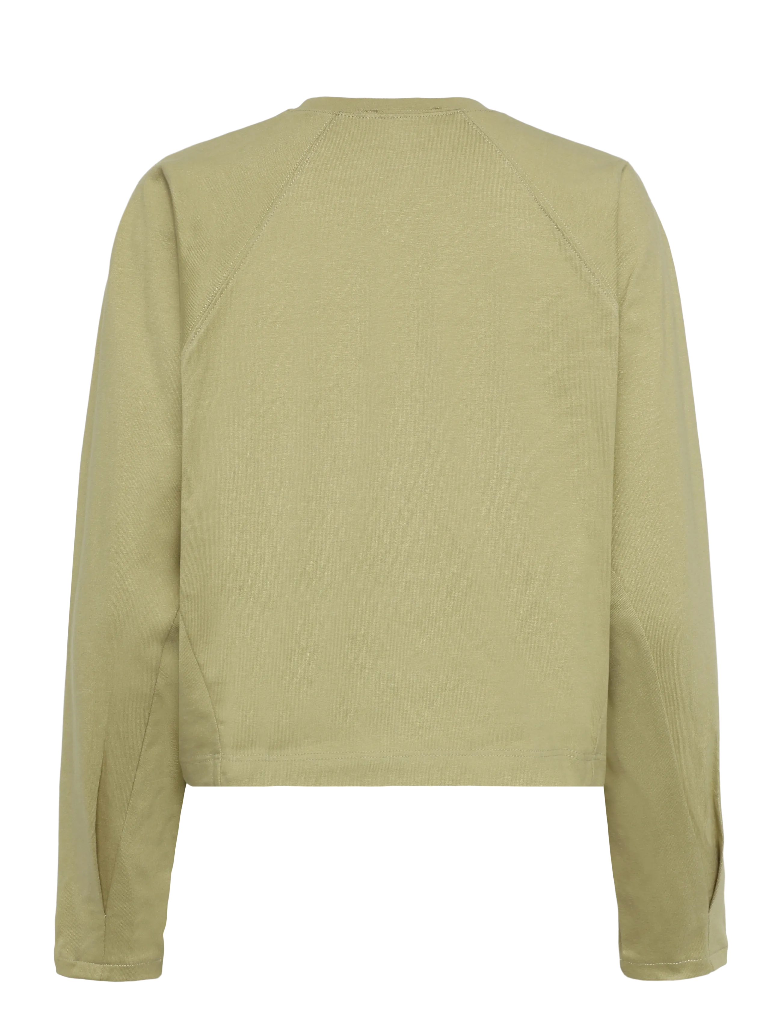 Topshop - TSROSA REGLAN CINCH CUFF TIE JRS - pikkade varrukatega topid - pale khaki - 2