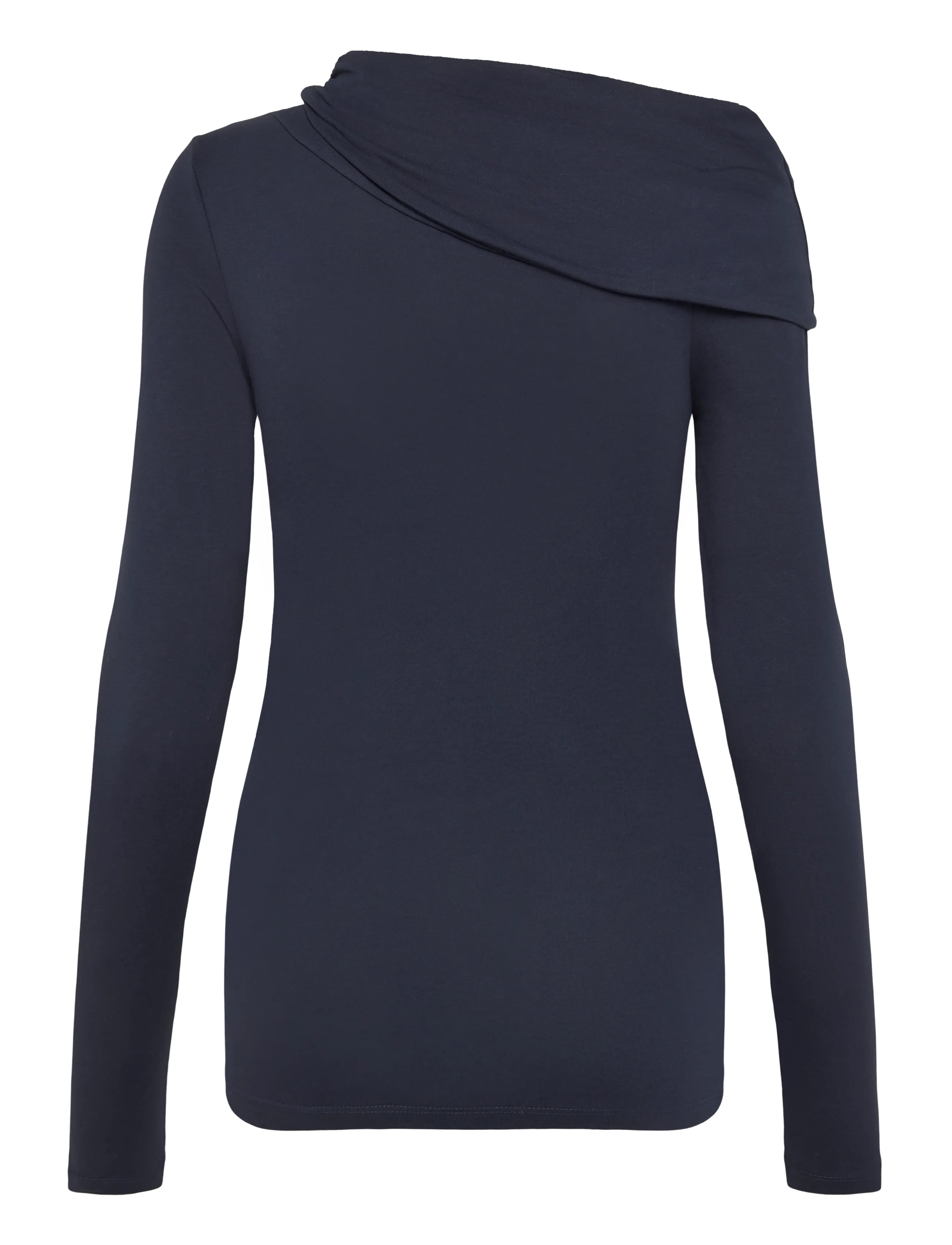 Topshop - TSBELLA OFF SHOULDER RUCHED TOP JRS - langærmede toppe - navy blazer - 2