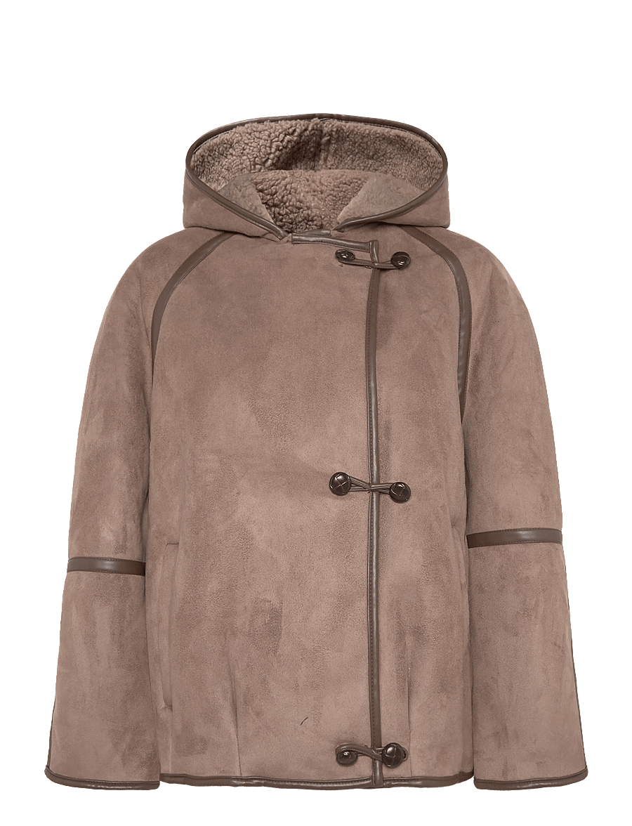 Topshop - TSTEMMA HOODED JACKET OTW - quiltade jackor - chocolate brown - 1