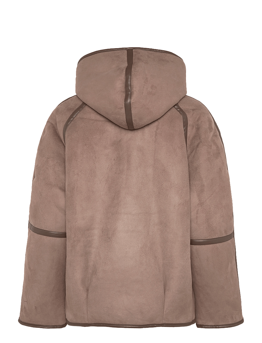 Topshop - TSTEMMA HOODED JACKET OTW - quiltade jackor - chocolate brown - 2