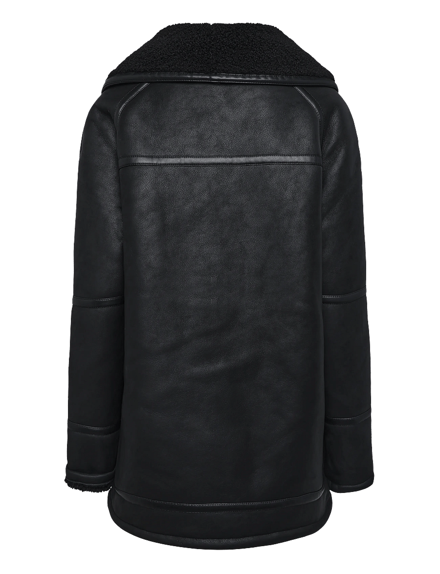Topshop - TSTORA COATED JACKET OTW - mäntel - black - 2