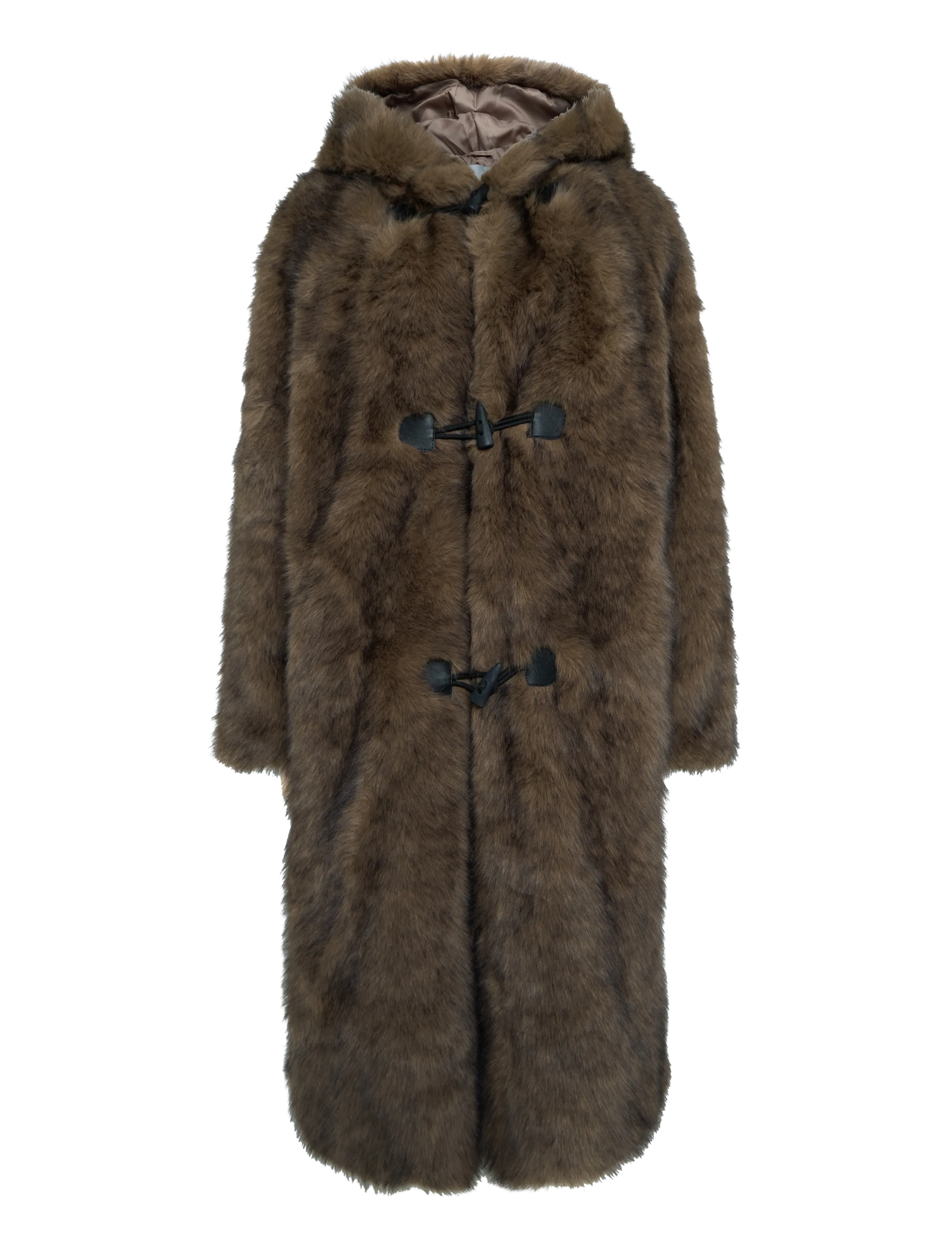 Topshop - TSTYRA COAT OTW - fuskpäls - chocolate brown - 1