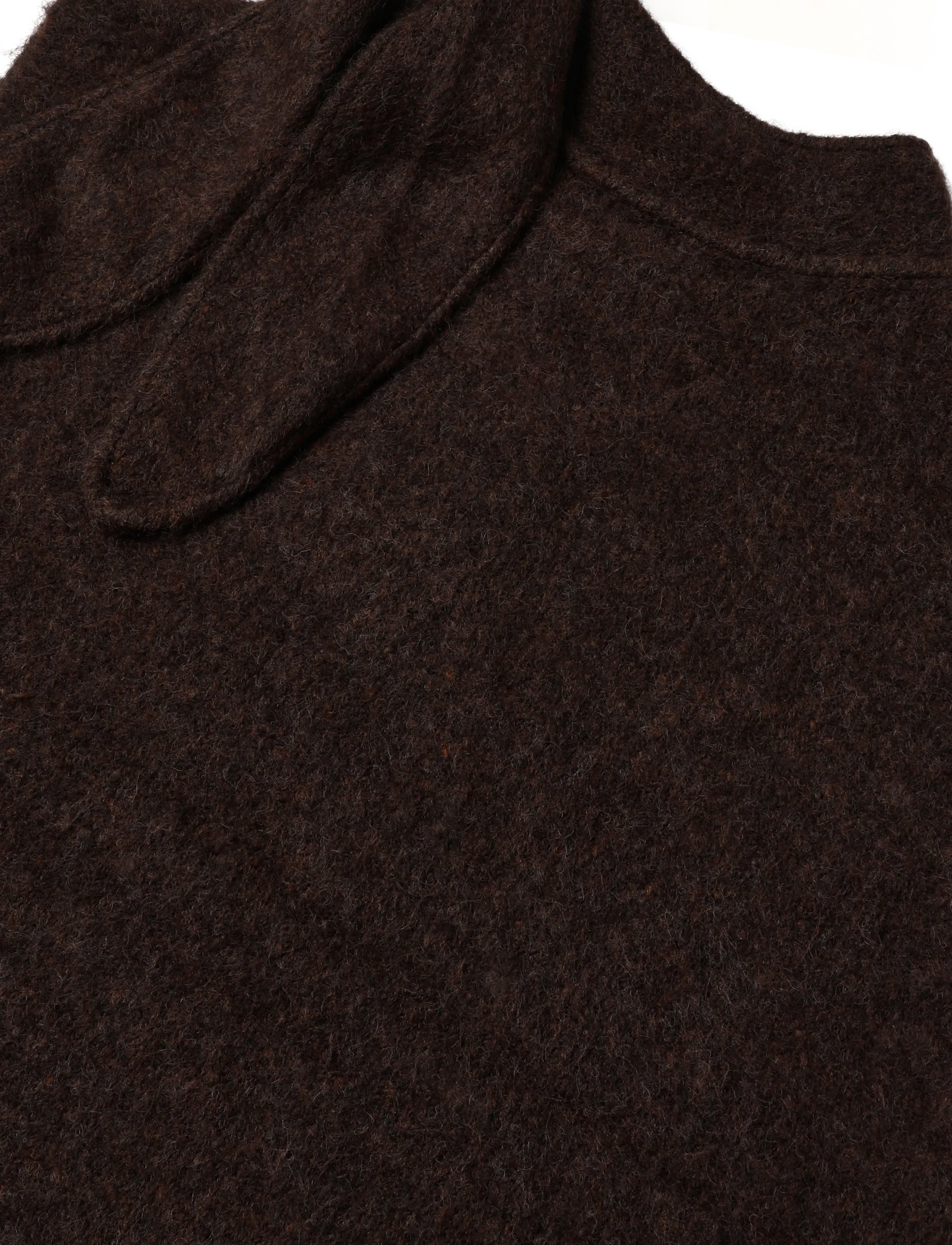 Topshop - TSCASSI KNITTED TIE NECK TOP KNT NOOS - striktrøjer - chocolate brown - 2