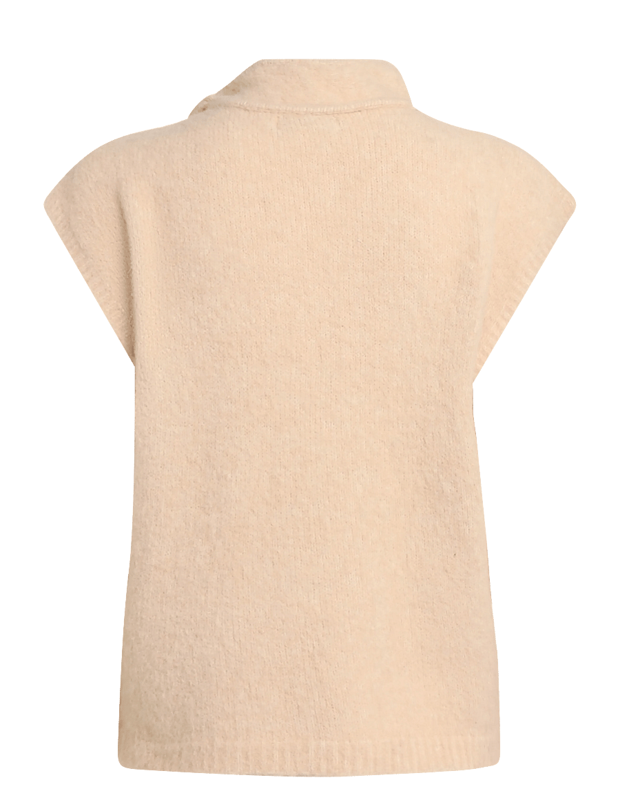 Topshop - TSCASSI KNITTED TIE NECK TOP KNT NOOS - pullover - ivory cream - 2