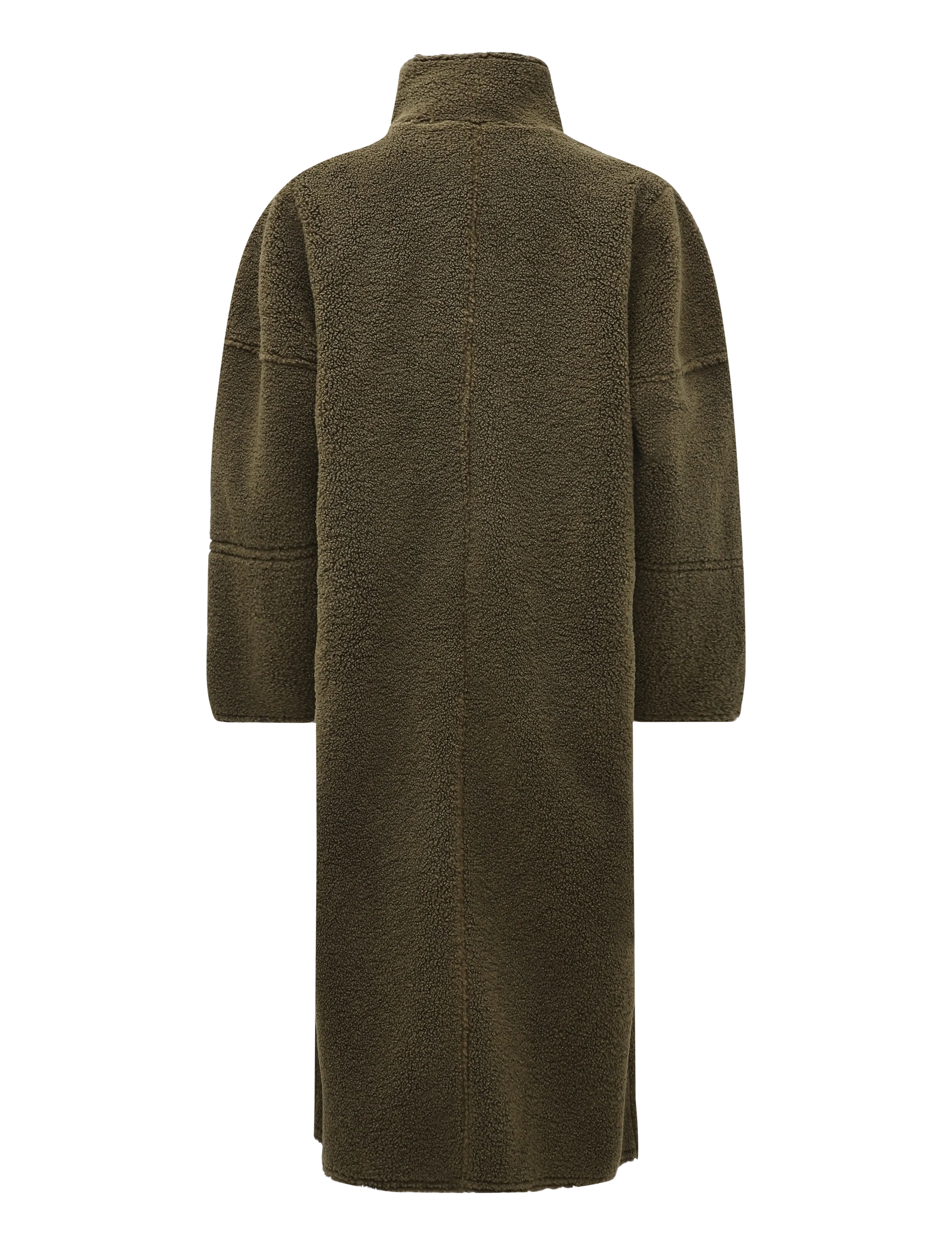 TOPSHOP Tsselma Longline Borg Coat Otw kappor & rockar dam – bild 2