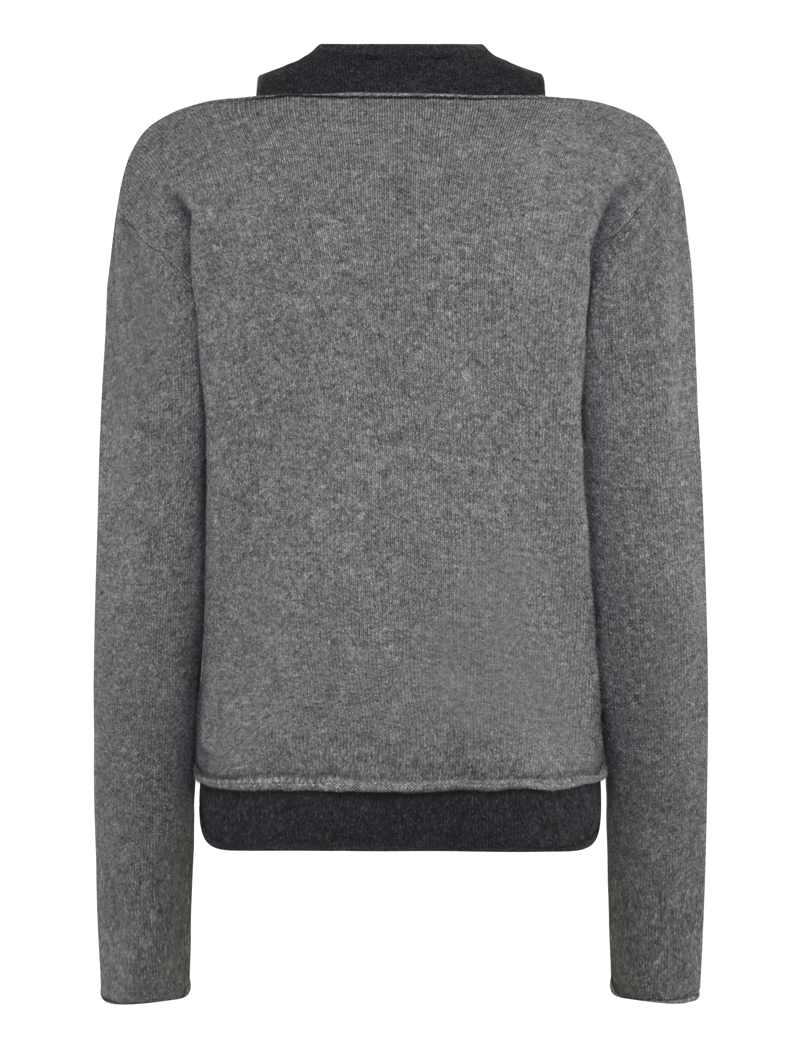 Topshop - TSYASMIN LS O-NECK KNITTED JUMPER KNT - stickade tröjor - grey - 2