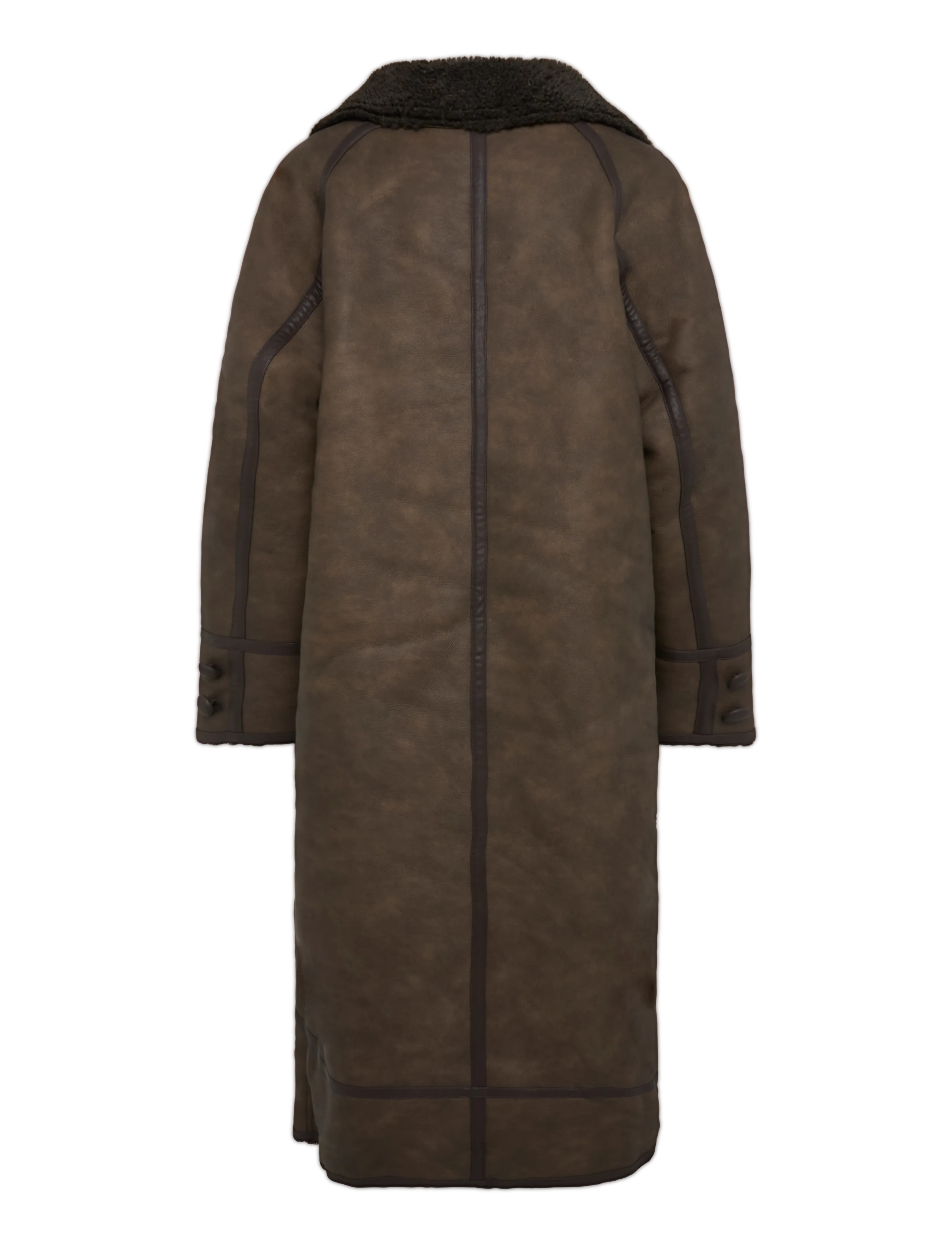 Topshop - TSSIA COATED COAT OTW - faux fur - chocolate brown - 2