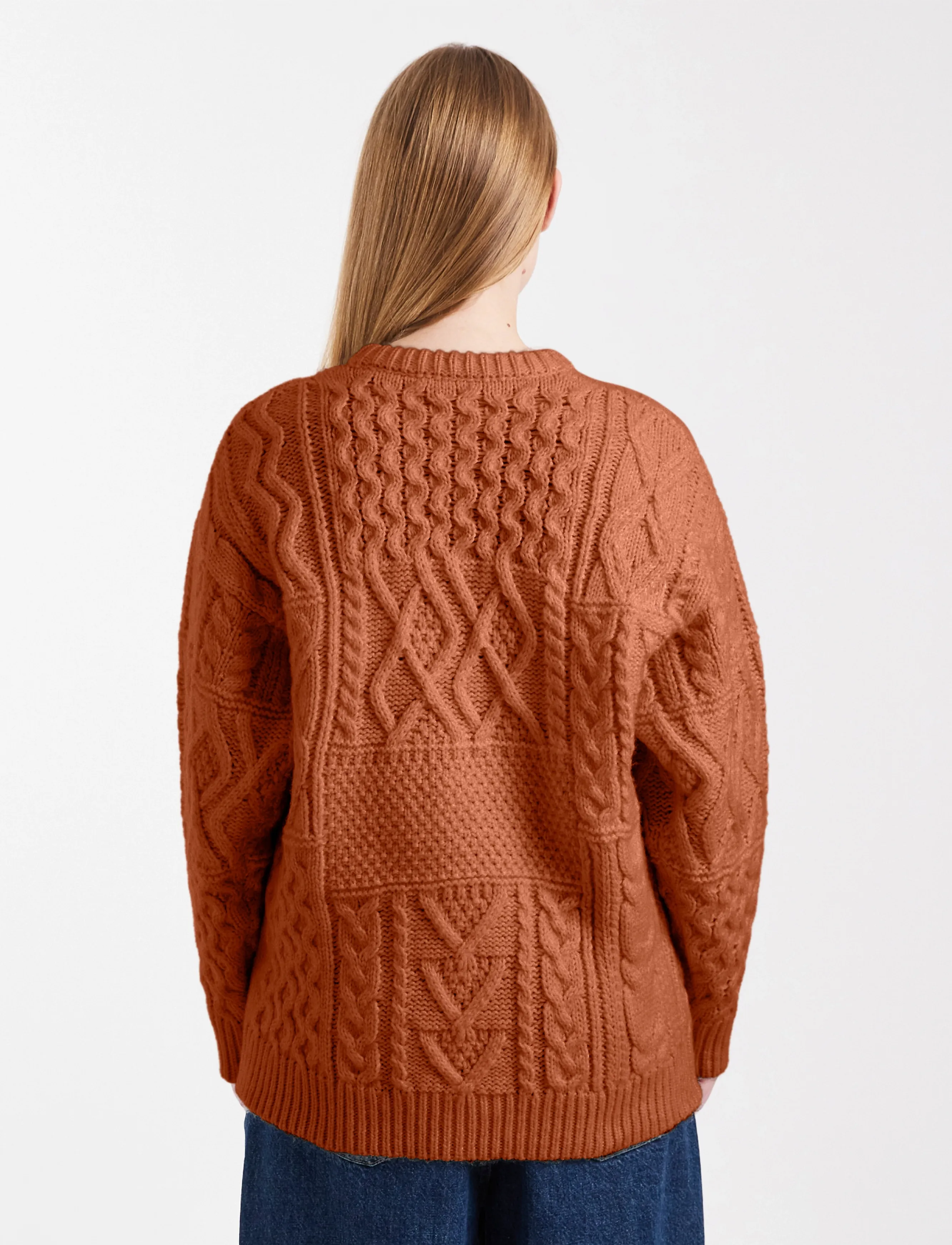 TOPSHOP Tsyenna Ls Cable Cardigan Knt dam – bild 2