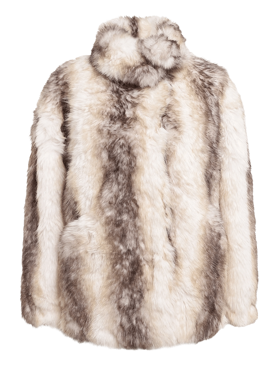Topshop - TSSINA JACKET OTW - kunstkarusnahk - snow white - 1