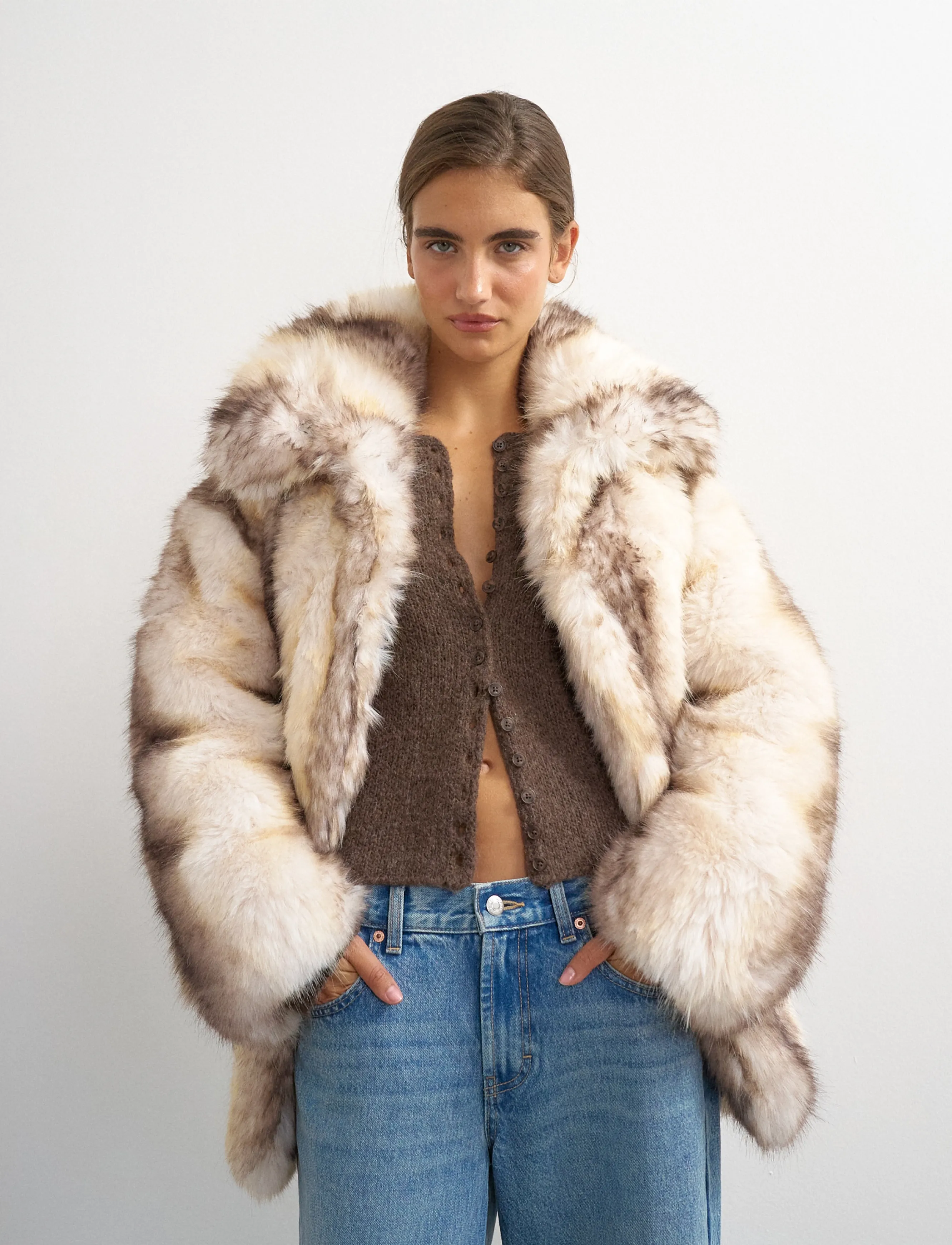 TOPSHOP Tssina Jacket Otw pälsjackor dam – bild 6