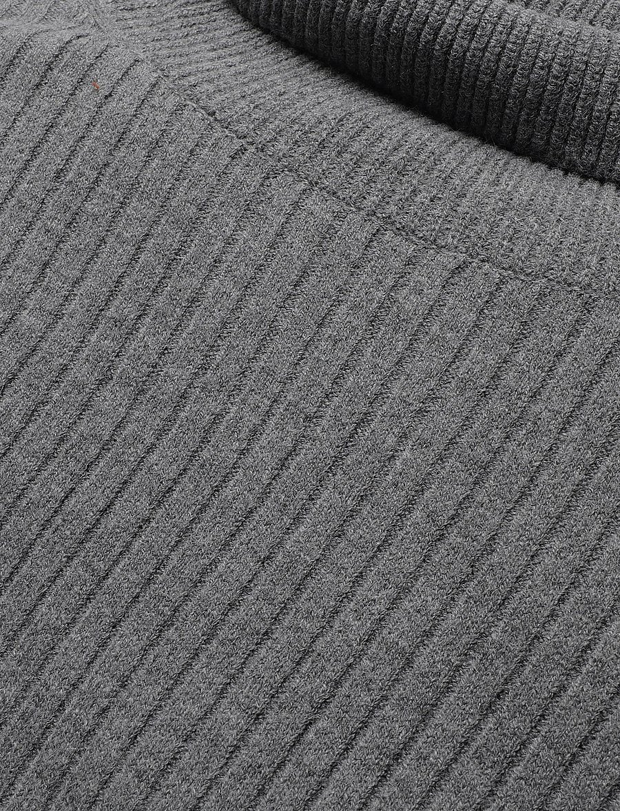 Topshop - TSYINA LS OVERSIZED KNITTED JUMPER KNT - jumpers - choal grey - 2