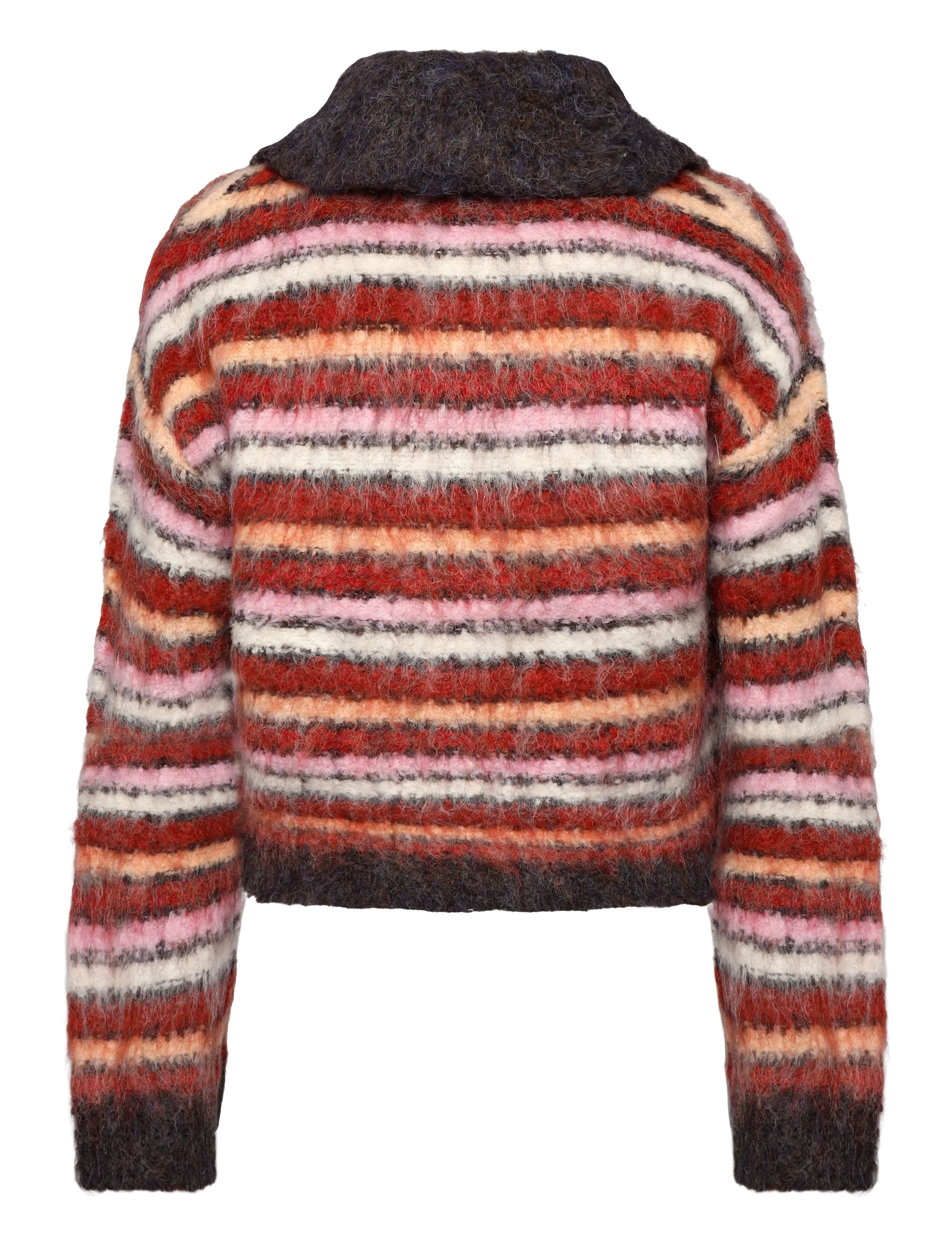 Topshop - TSTINE LS CARDIGAN KNT - strickjacken - red heart - 2