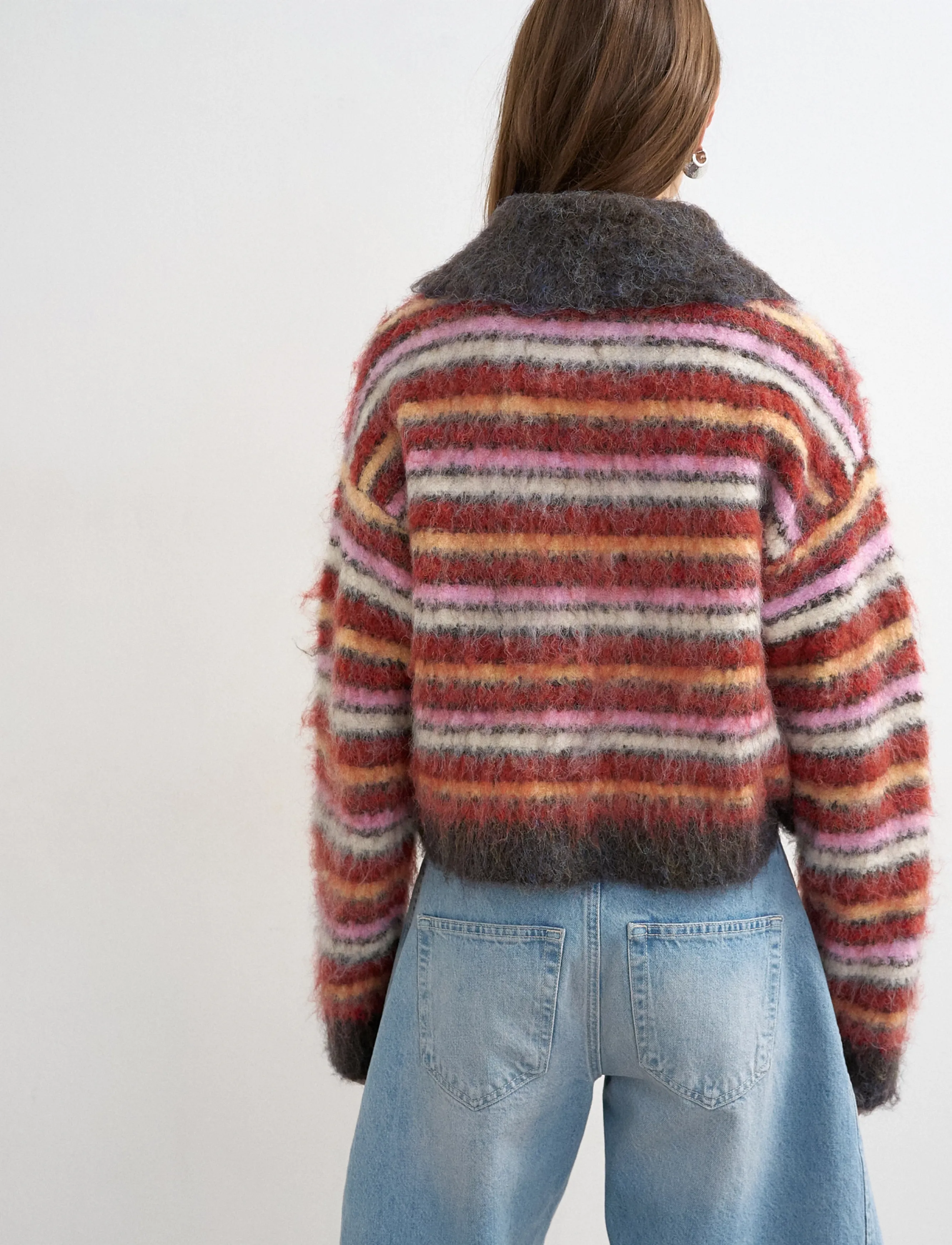 Topshop - TSTINE LS CARDIGAN KNT - strickjacken - red heart - 3