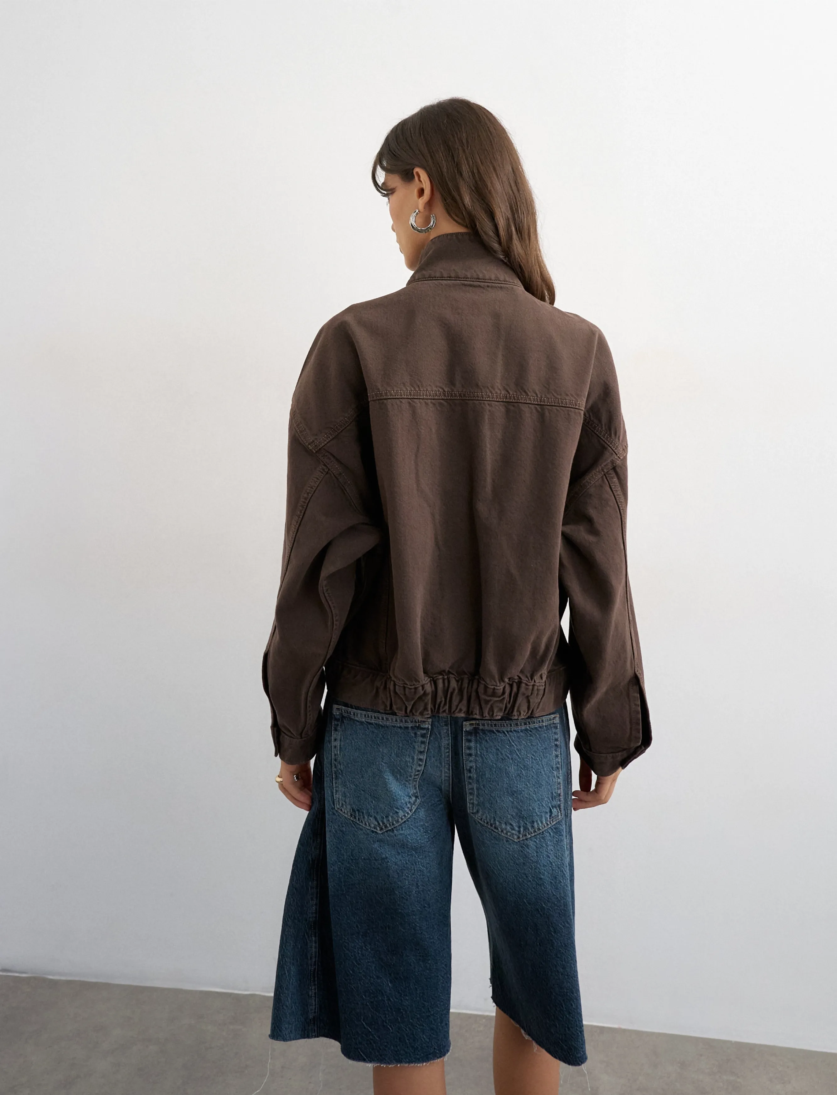 Topshop - TSFREYA DENIM JACKET DNM - jeansjackor - brown denim - 3