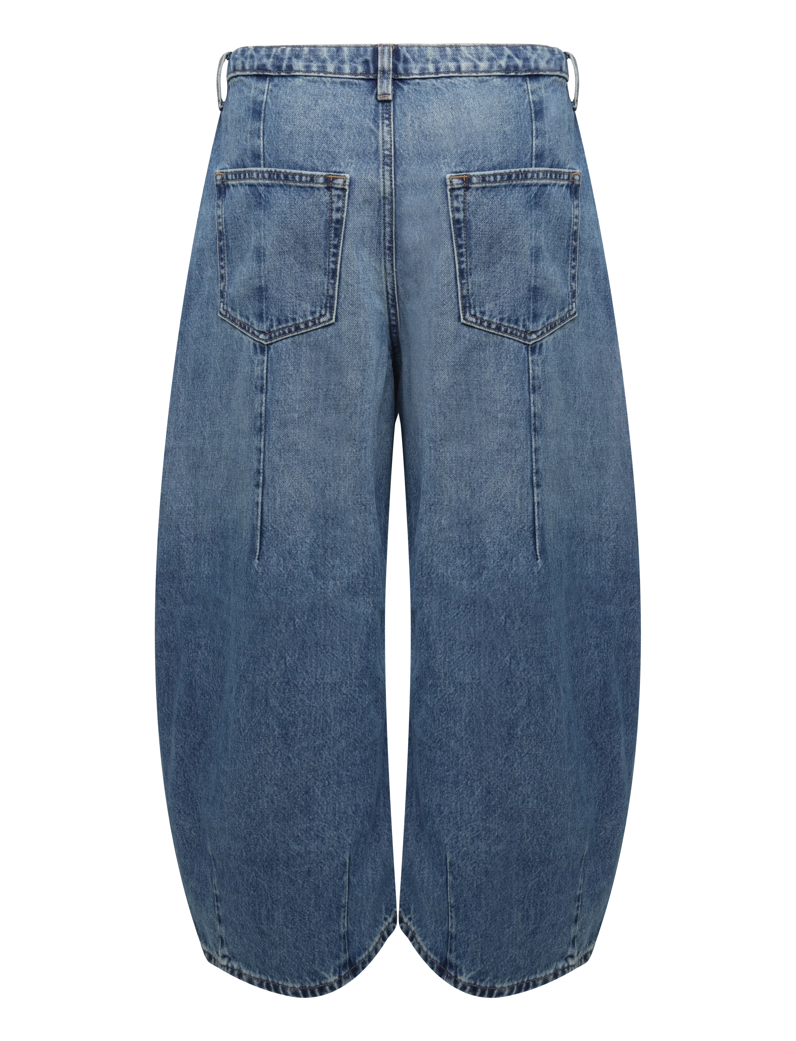 Topshop - TSMATHILDE MR BARREL DNM JEANS MB - barrel jeans - medium blue denim - 2
